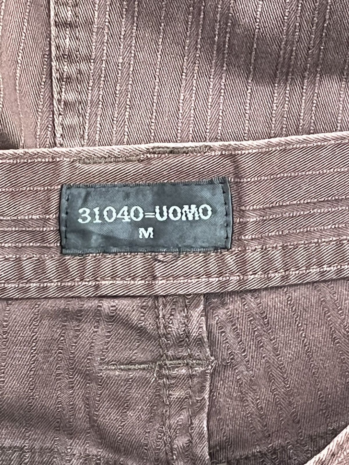 20471120 🔥31040=UOMO Bondage Cargo Brown Stretch Poly-Cotton Pants Size US 30 / EU 46 - 6 Thumbnail