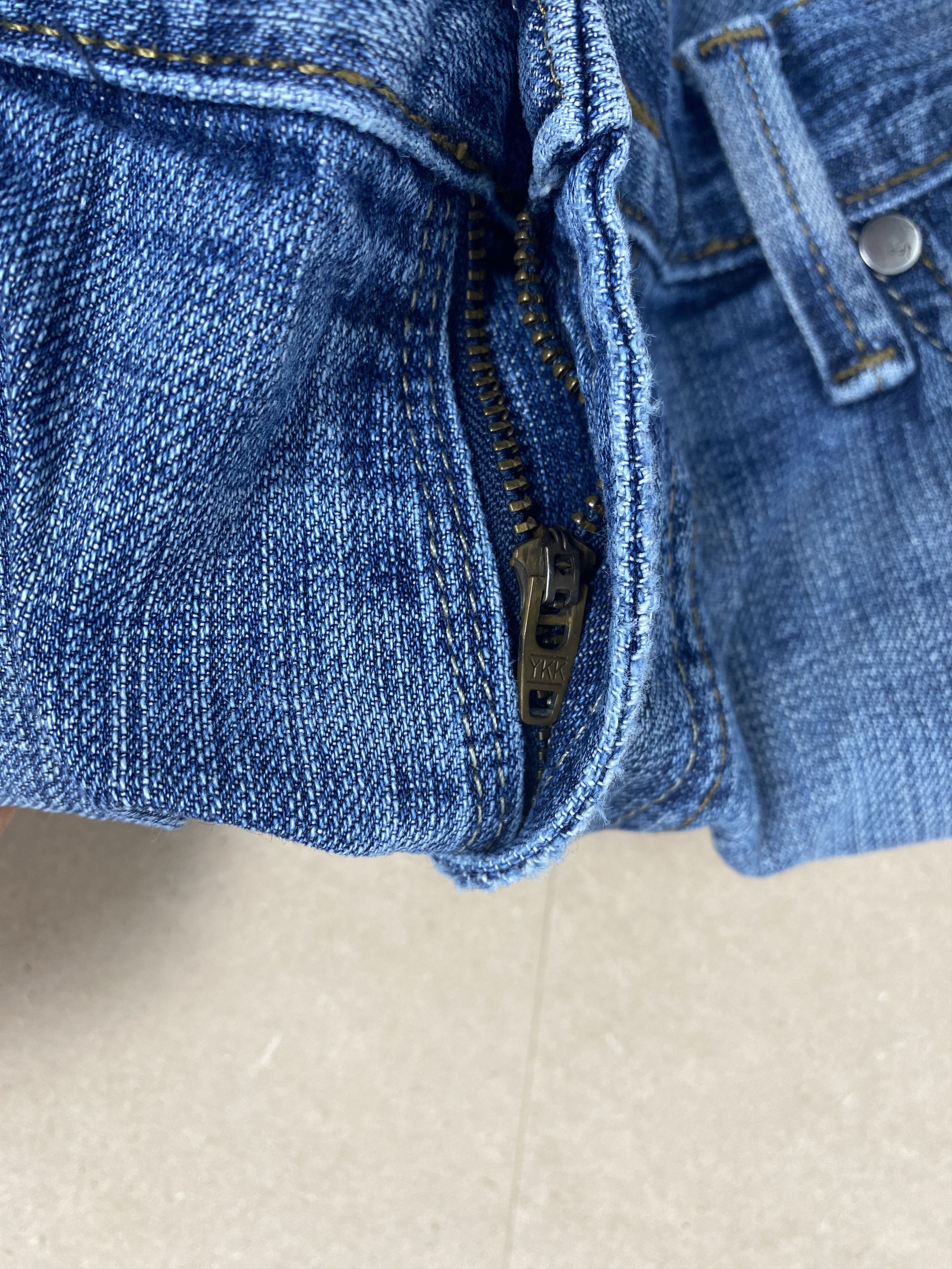 Lee Vintage Lee Straight Cut Distressed Faded Blue Jeans Size US 34 / EU 50 - 15 Thumbnail