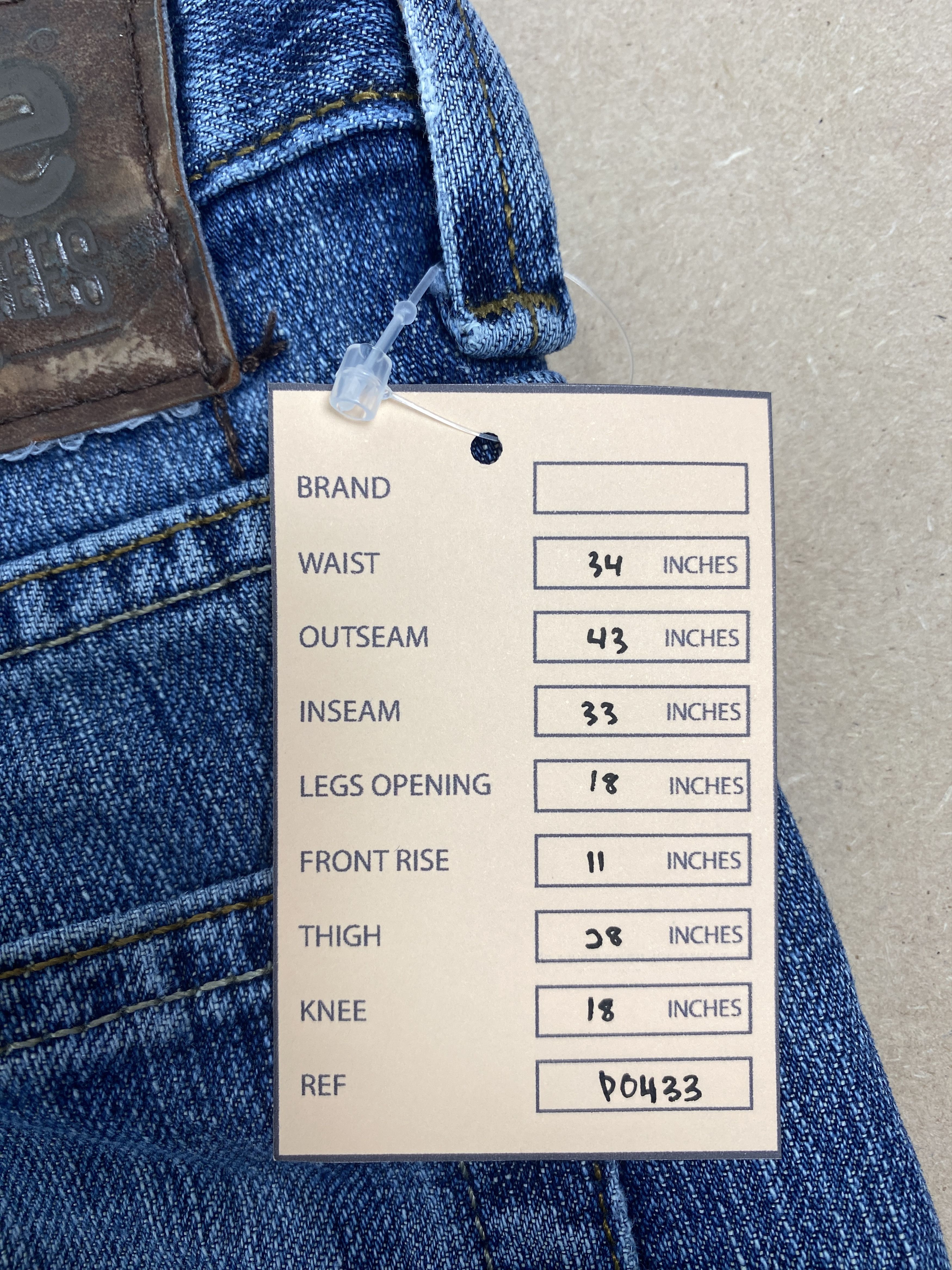 Lee Vintage Lee Straight Cut Distressed Faded Blue Jeans Size US 34 / EU 50 - 16 Thumbnail