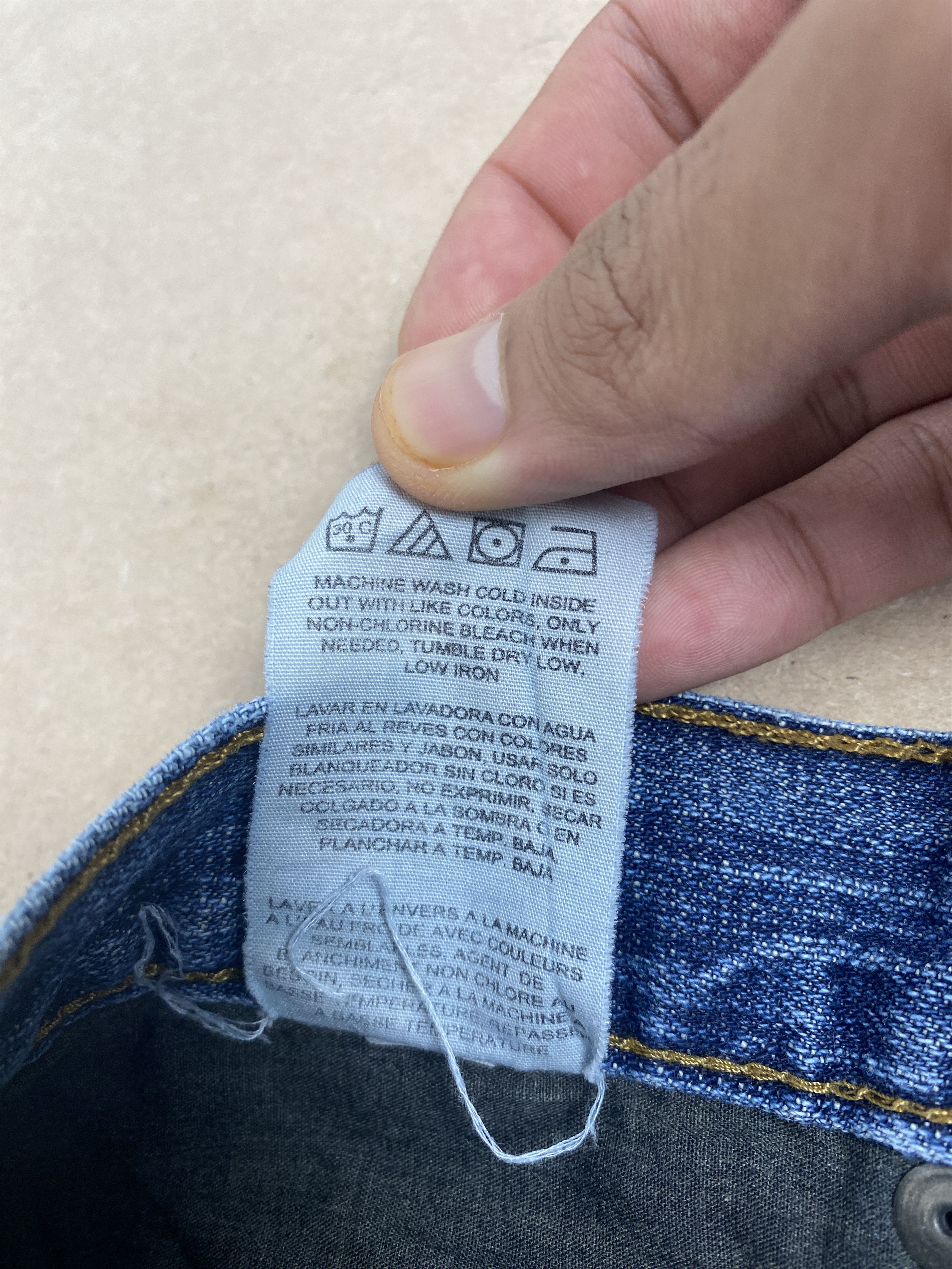 Lee Vintage Lee Straight Cut Distressed Faded Blue Jeans Size US 34 / EU 50 - 12 Thumbnail