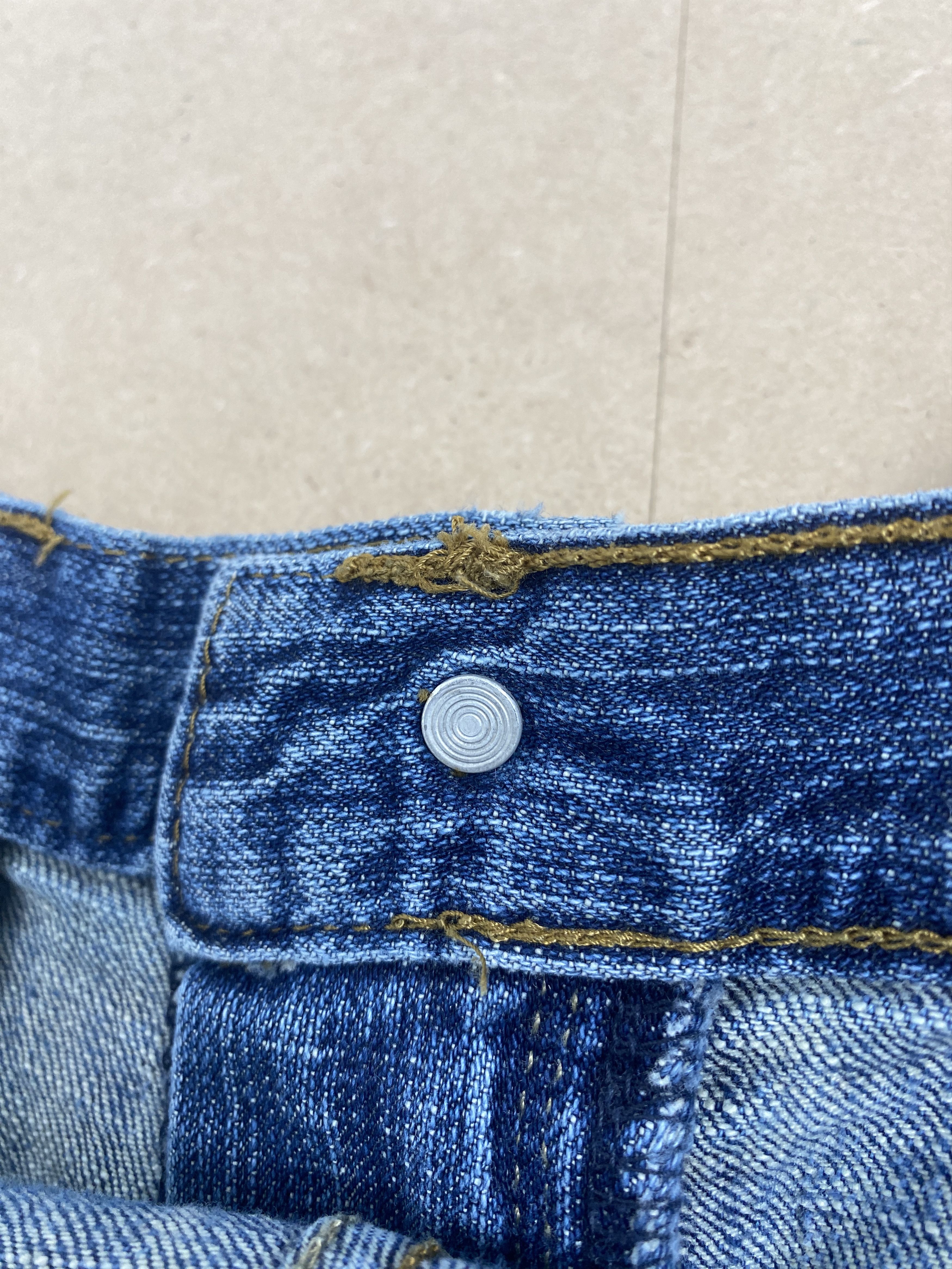 Lee Vintage Lee Straight Cut Distressed Faded Blue Jeans Size US 34 / EU 50 - 13 Thumbnail