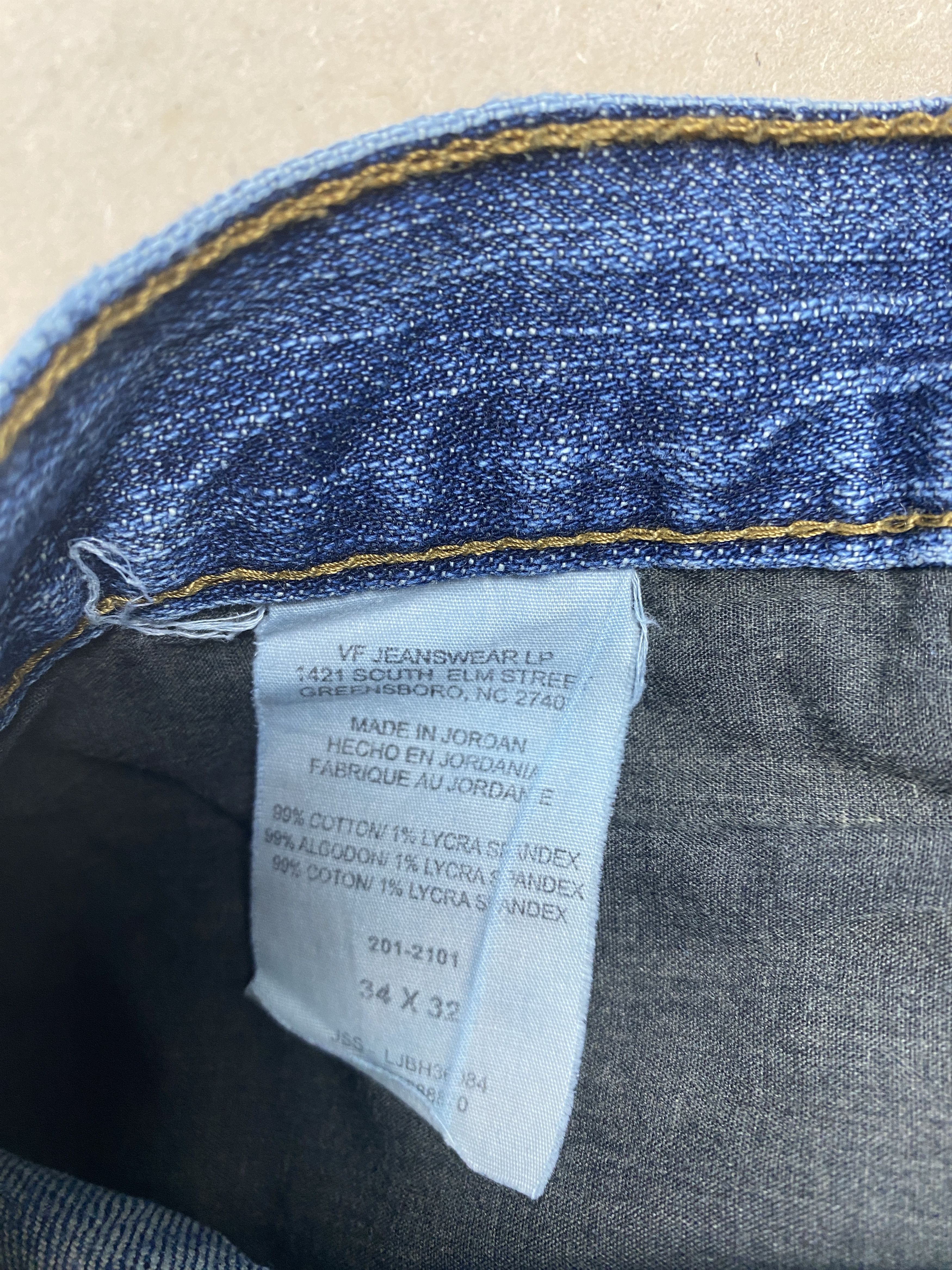 Lee Vintage Lee Straight Cut Distressed Faded Blue Jeans Size US 34 / EU 50 - 11 Thumbnail