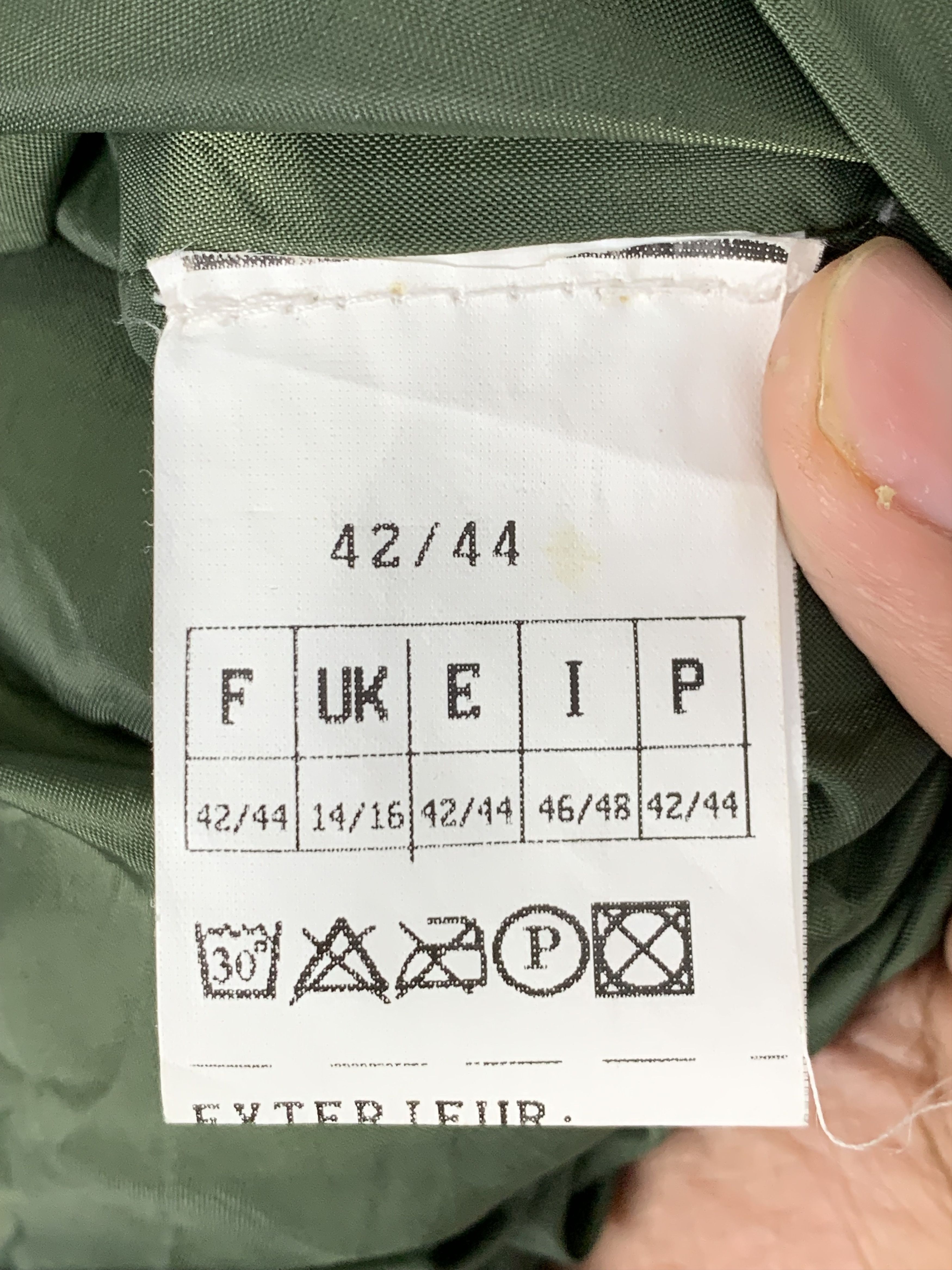 Japanese Brand Vintage New Attitude 32 Quilted Green Jacket J0656 Size US S / EU 44-46 / 1 - 11 Thumbnail
