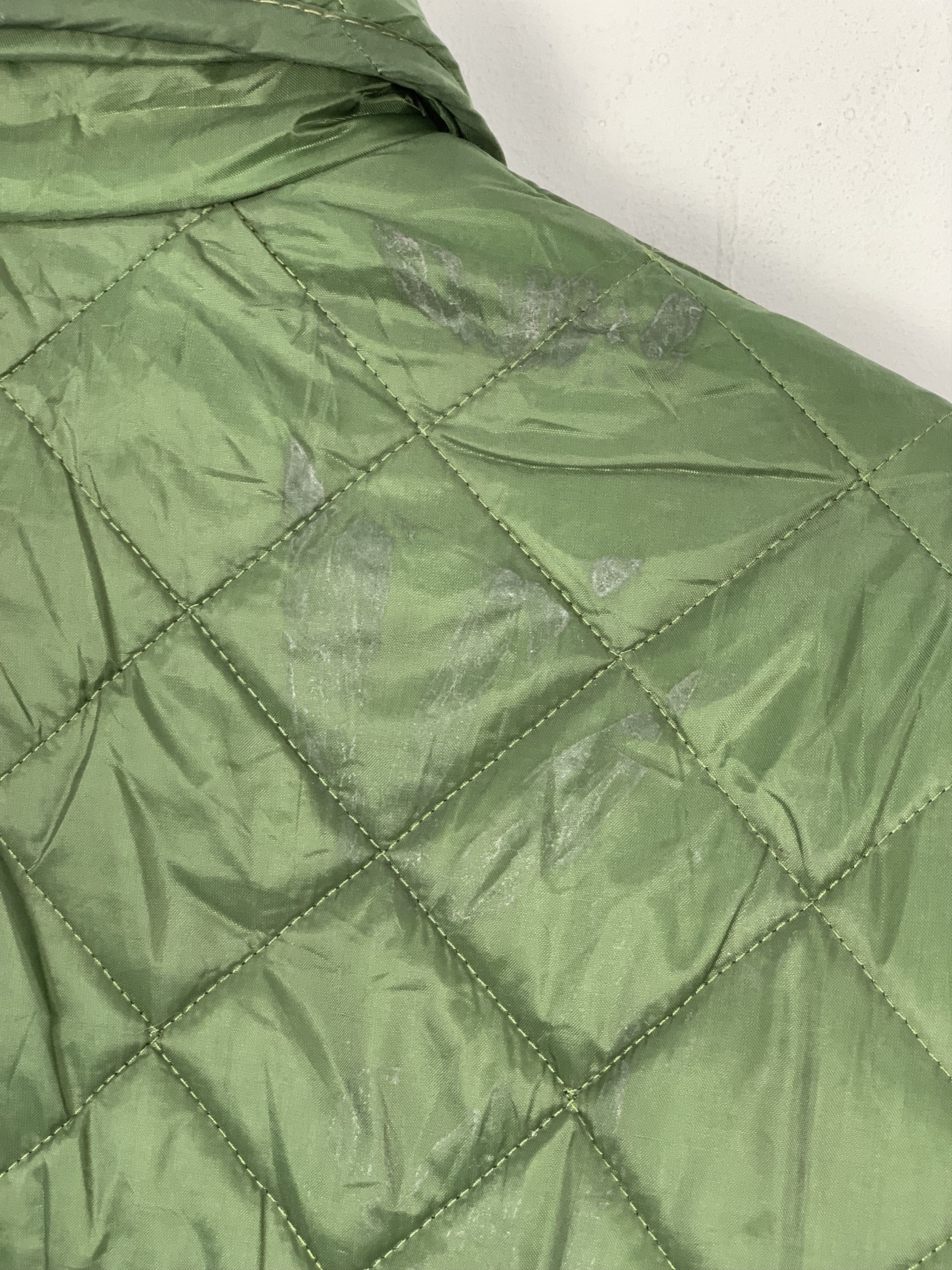 Japanese Brand Vintage New Attitude 32 Quilted Green Jacket J0656 Size US S / EU 44-46 / 1 - 9 Thumbnail