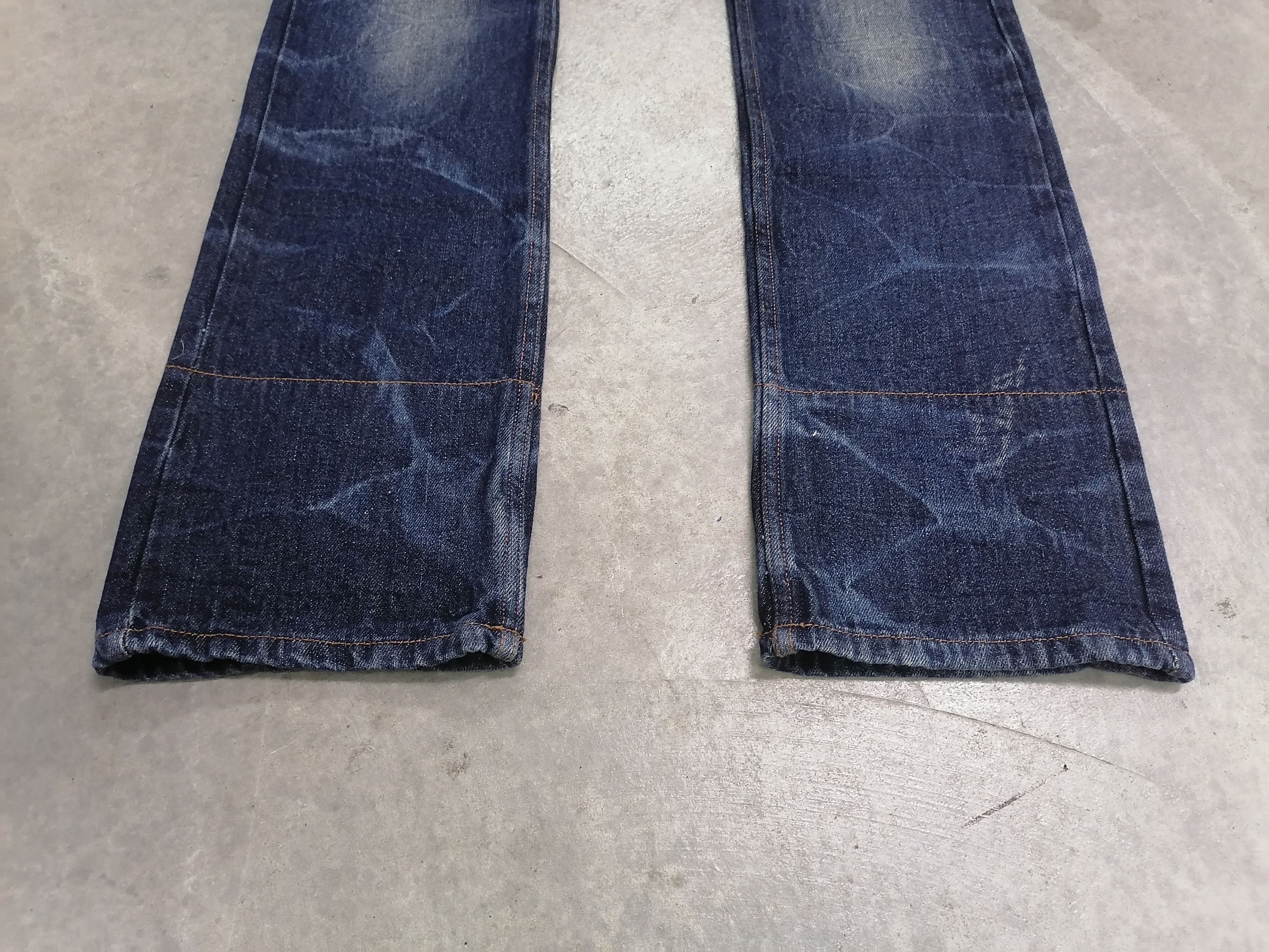 Japanese Brand Sickk❗Double Focus Double Waist Distressed Denim Pants🔥 Size US 30 / EU 46 - 2 Thumbnail