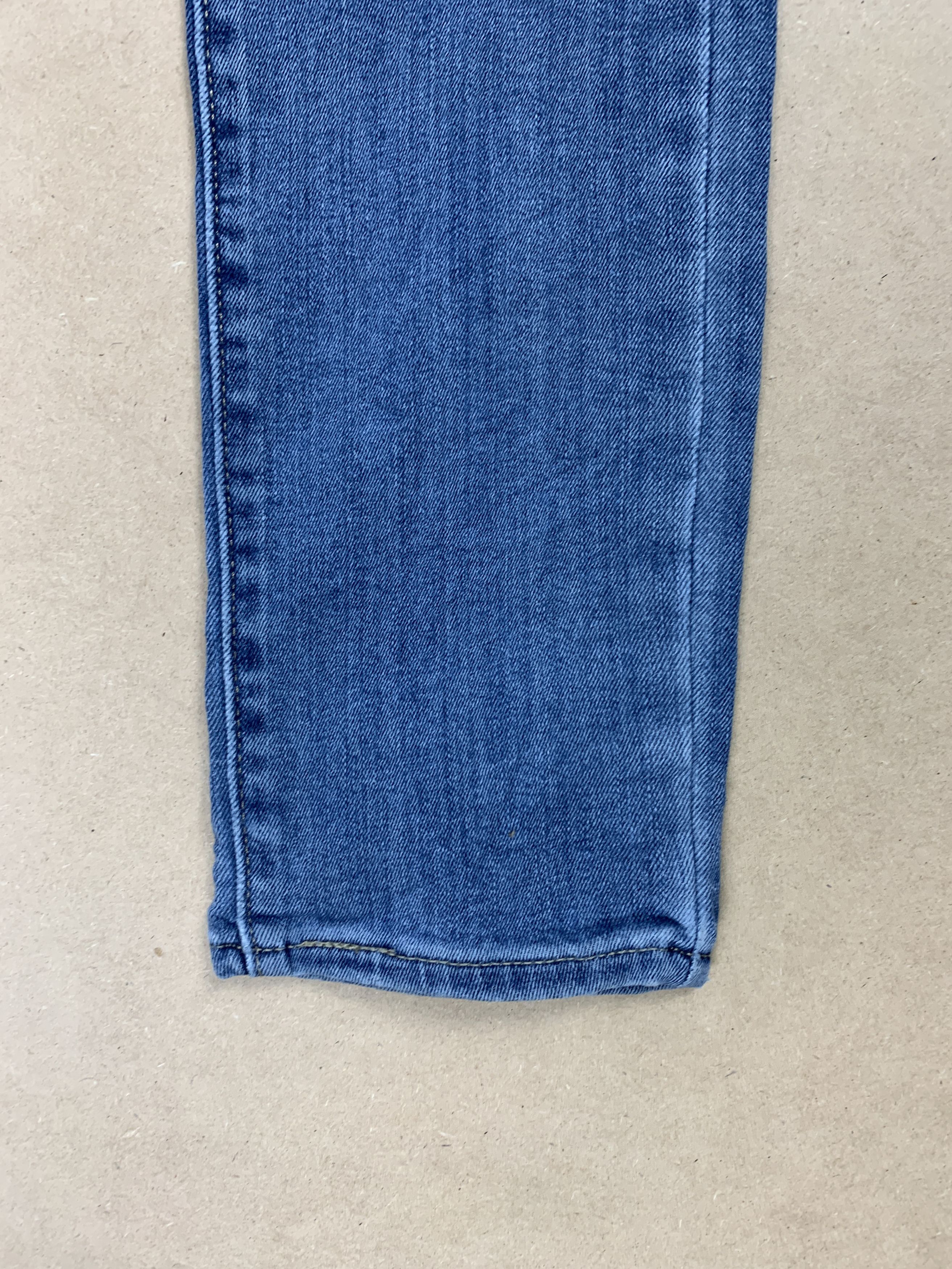 Levi's Vintage Levis 711 Skinny Faded Blue Jeans Size 30" / US 8 / IT 44 - 3 Thumbnail