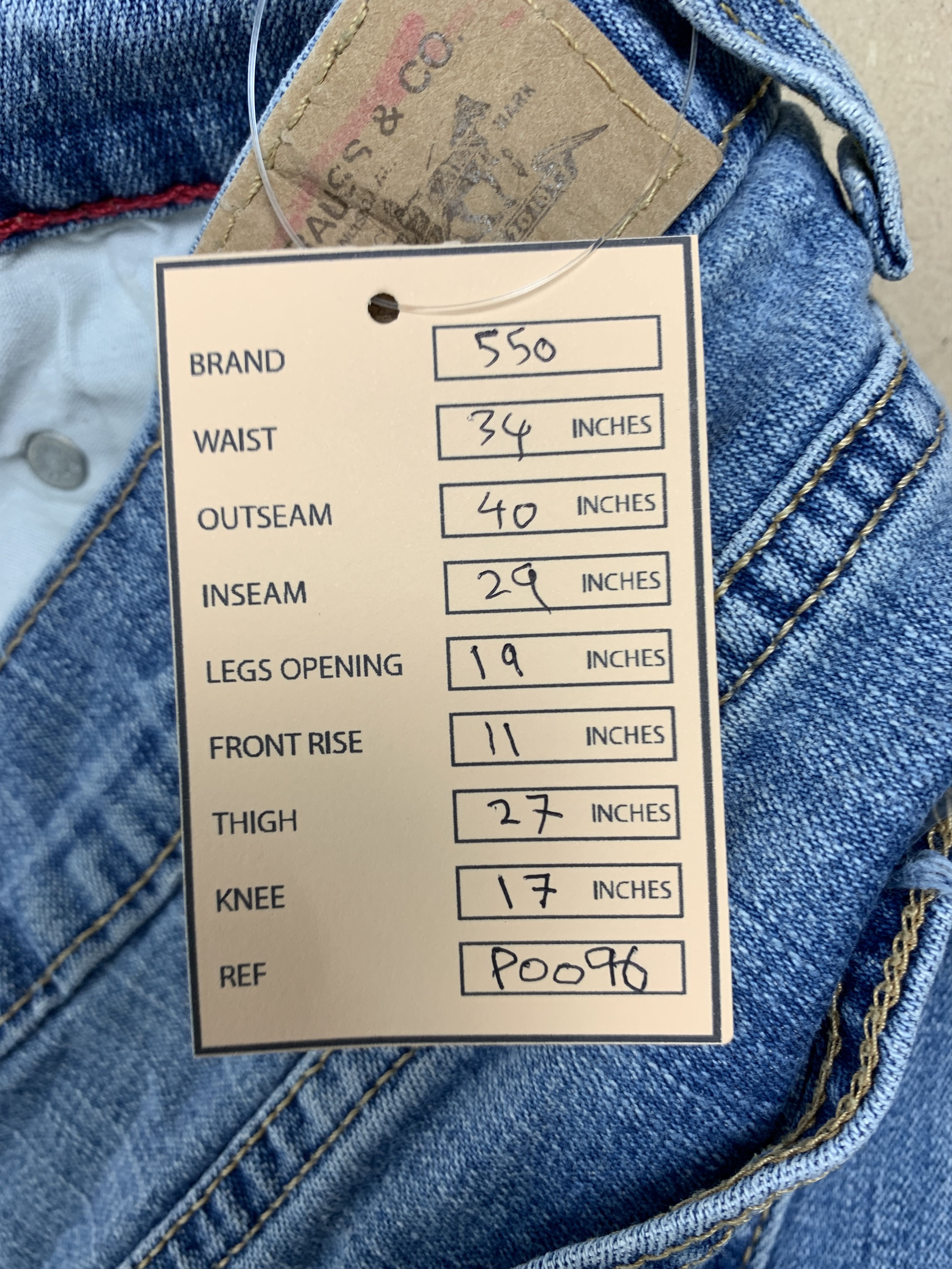 Levi's Vintage LEVI'S 505 Relaxed Bootcut Flared Faded Mid Wash Size 34" / US 12 / IT 48 - 15 Thumbnail