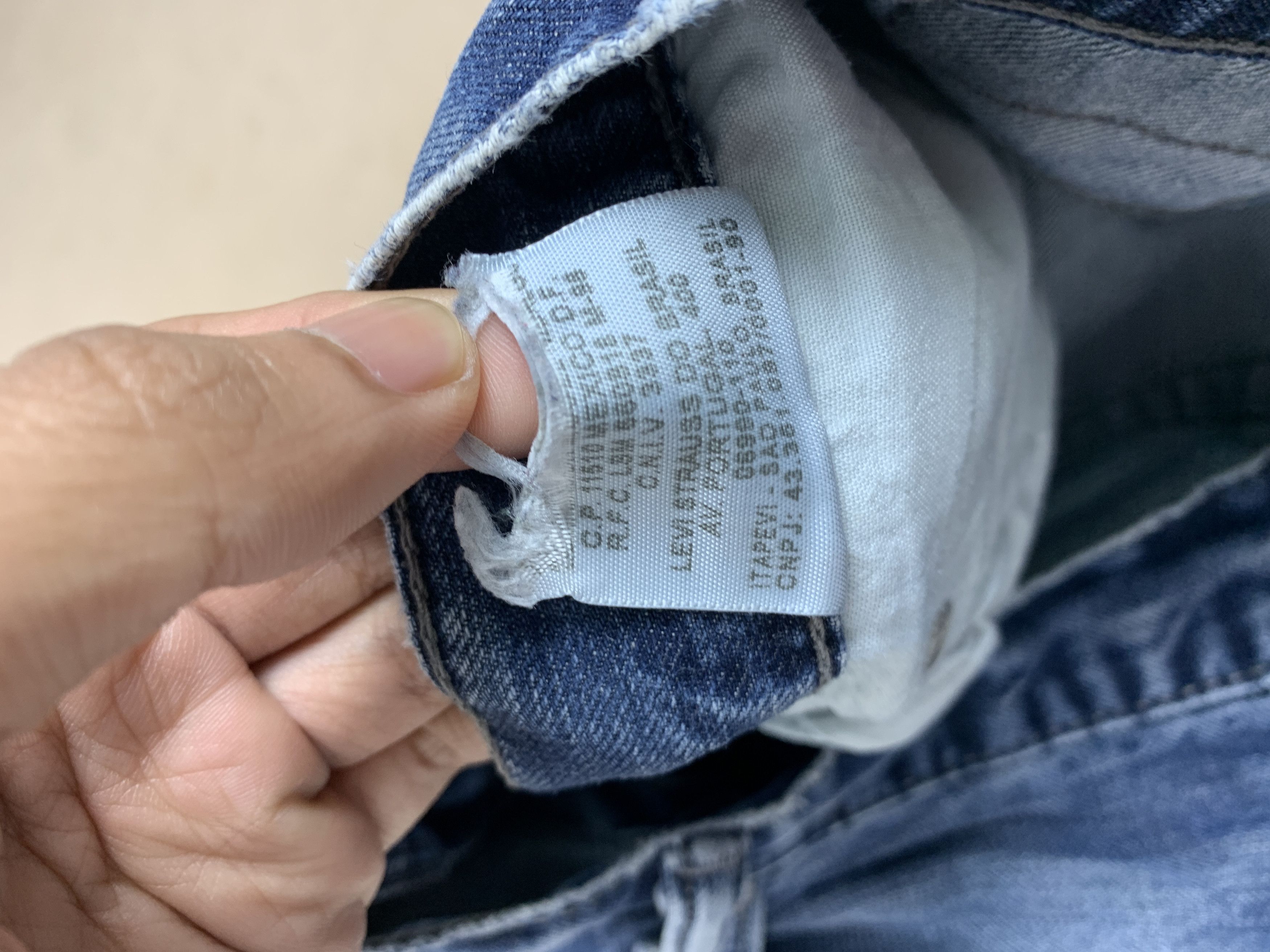 Levi's × Vintage Vintage Levis 569 Straight Cut Faded Blue Jeans Size US 36 / EU 52 - 12 Thumbnail