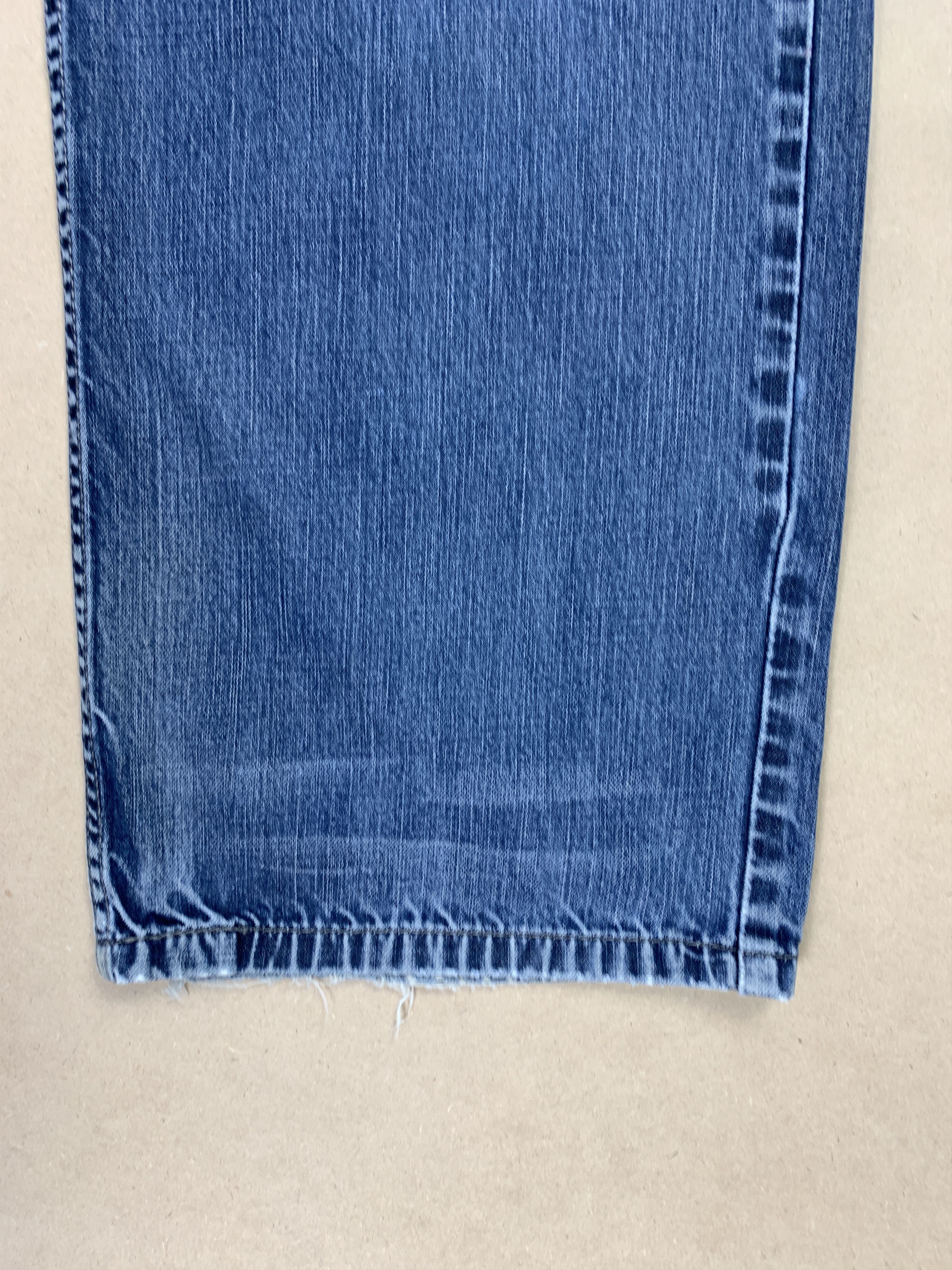 Levi's × Vintage Vintage Levis 569 Straight Cut Faded Blue Jeans Size US 36 / EU 52 - 4 Thumbnail