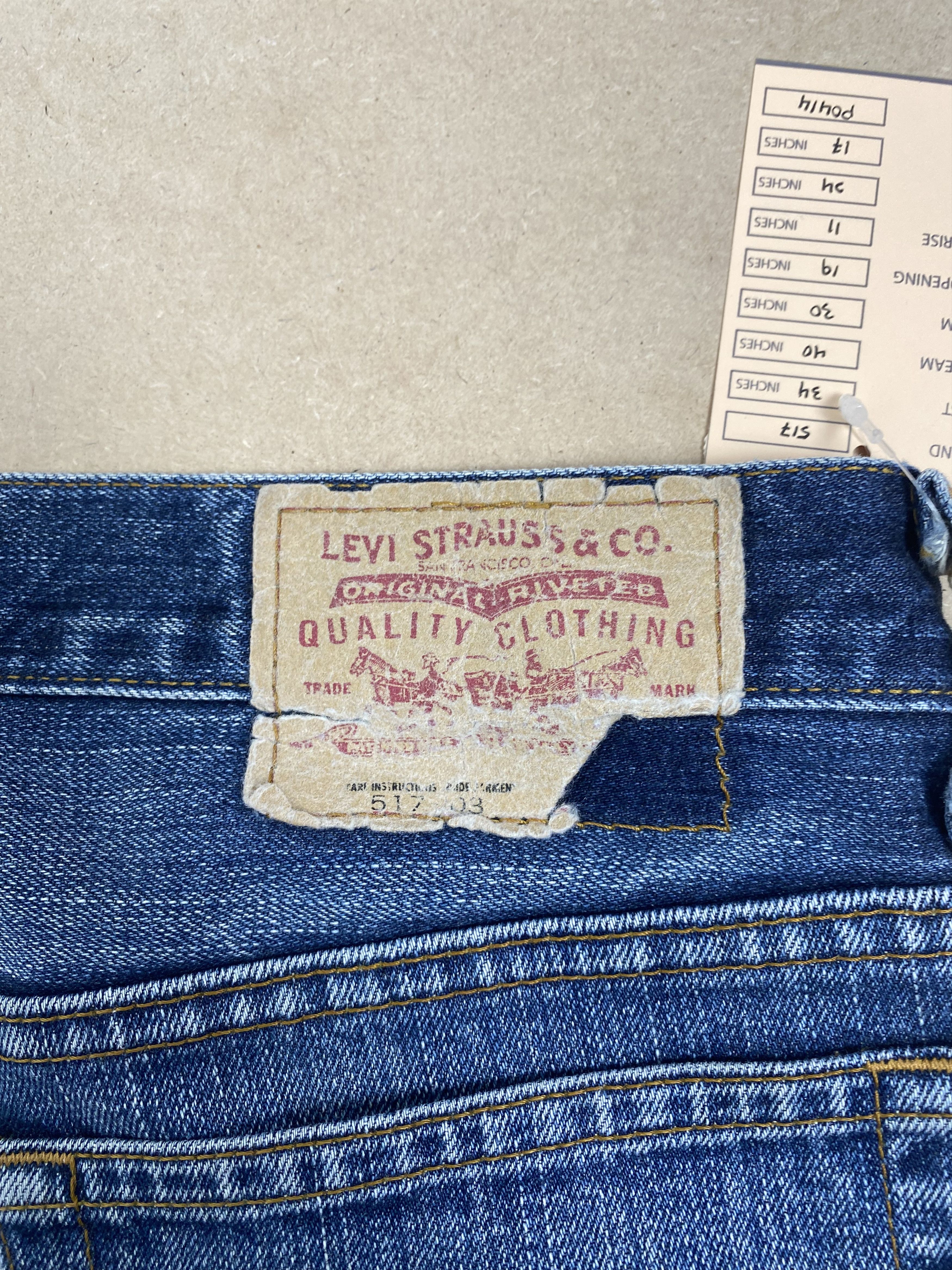 Levi's Vintage LEVI'S 517 Flared Boot Cut Faded Jeans P0414 Size US 34 / EU 50 - 5 Thumbnail