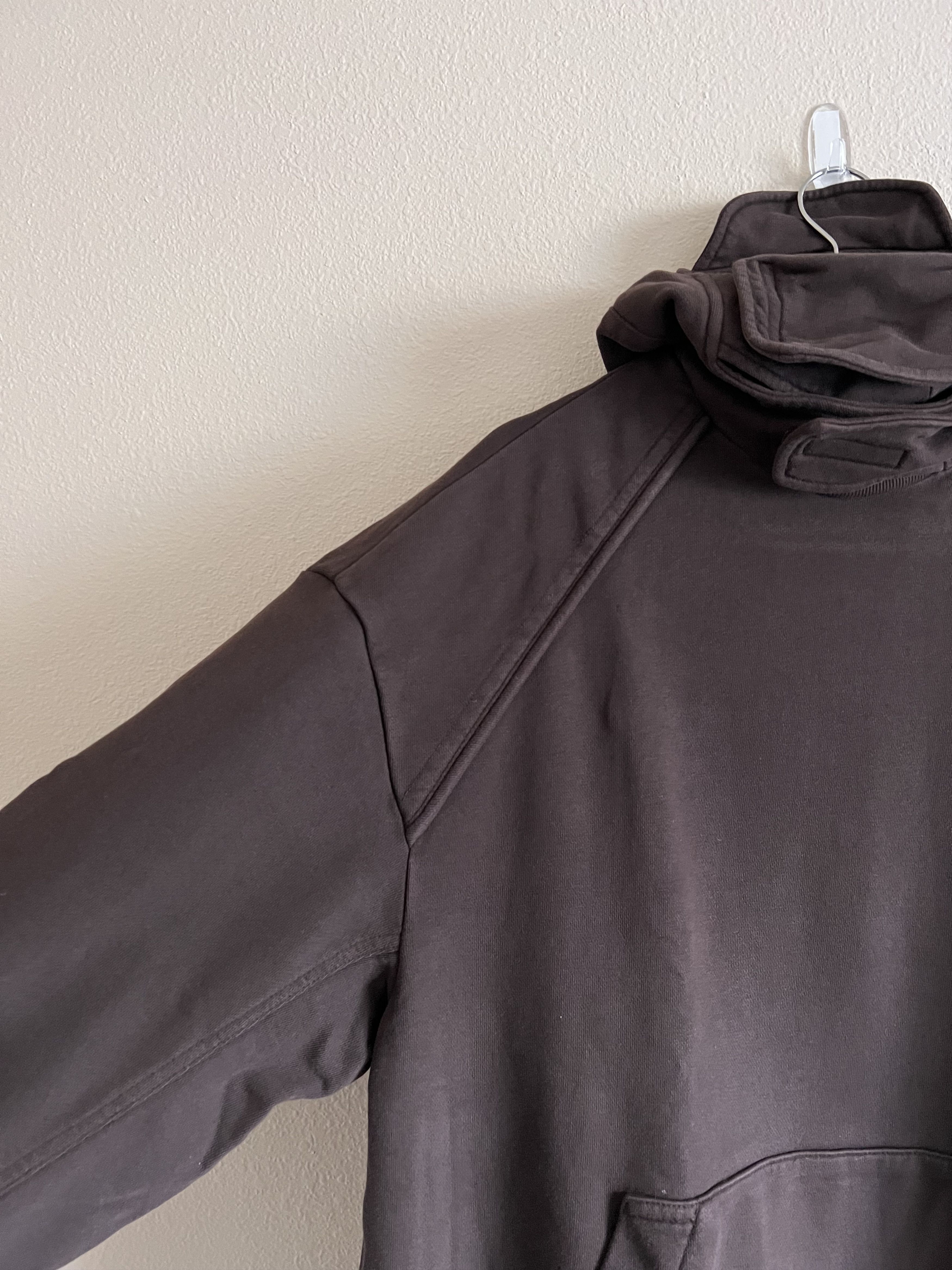 Juun.J Juun J Mask Pullover Hoodie in Brown Size US S / EU 44-46 / 1 - 5 Thumbnail