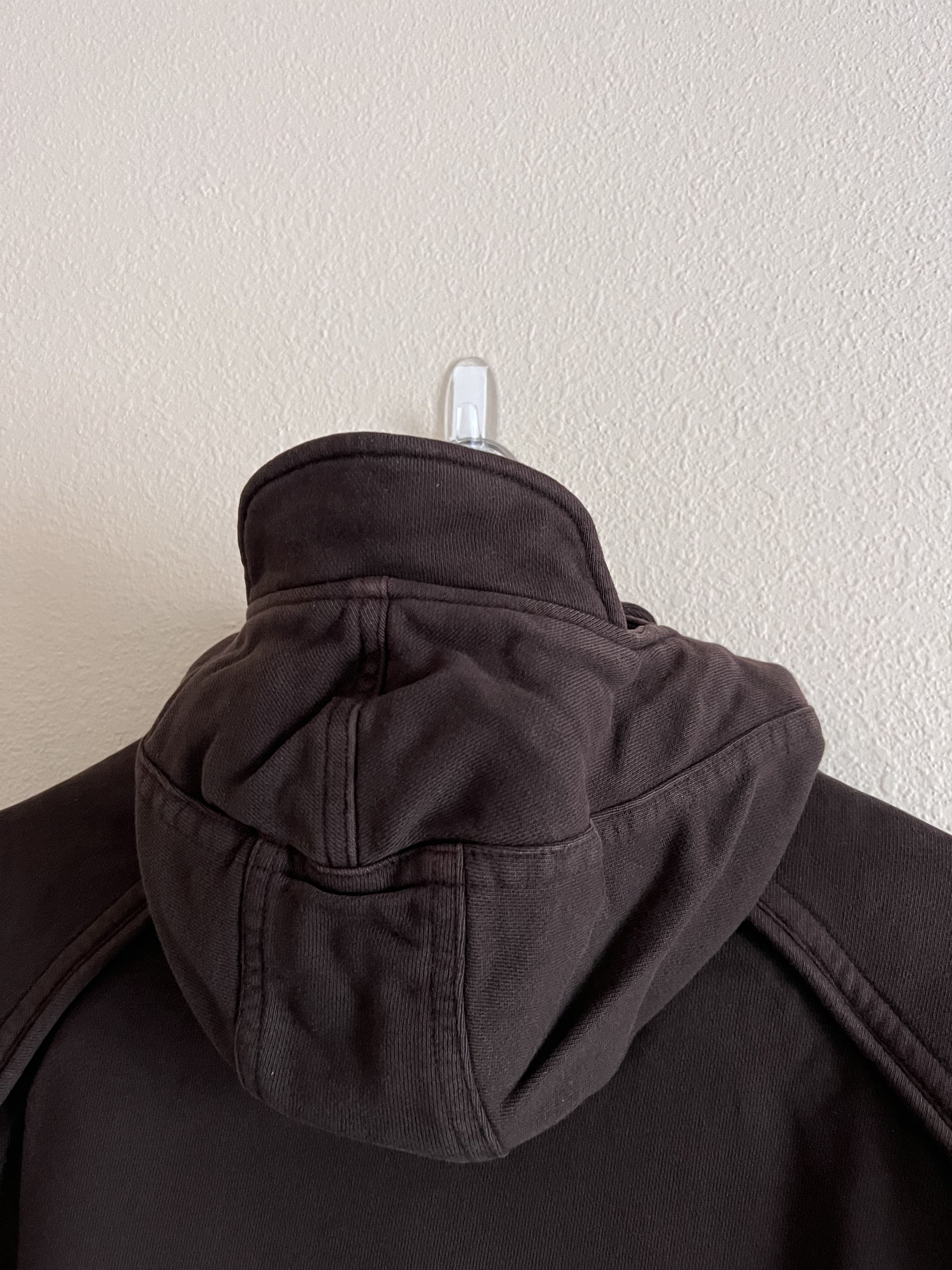 Juun.J Juun J Mask Pullover Hoodie in Brown Size US S / EU 44-46 / 1 - 7 Thumbnail