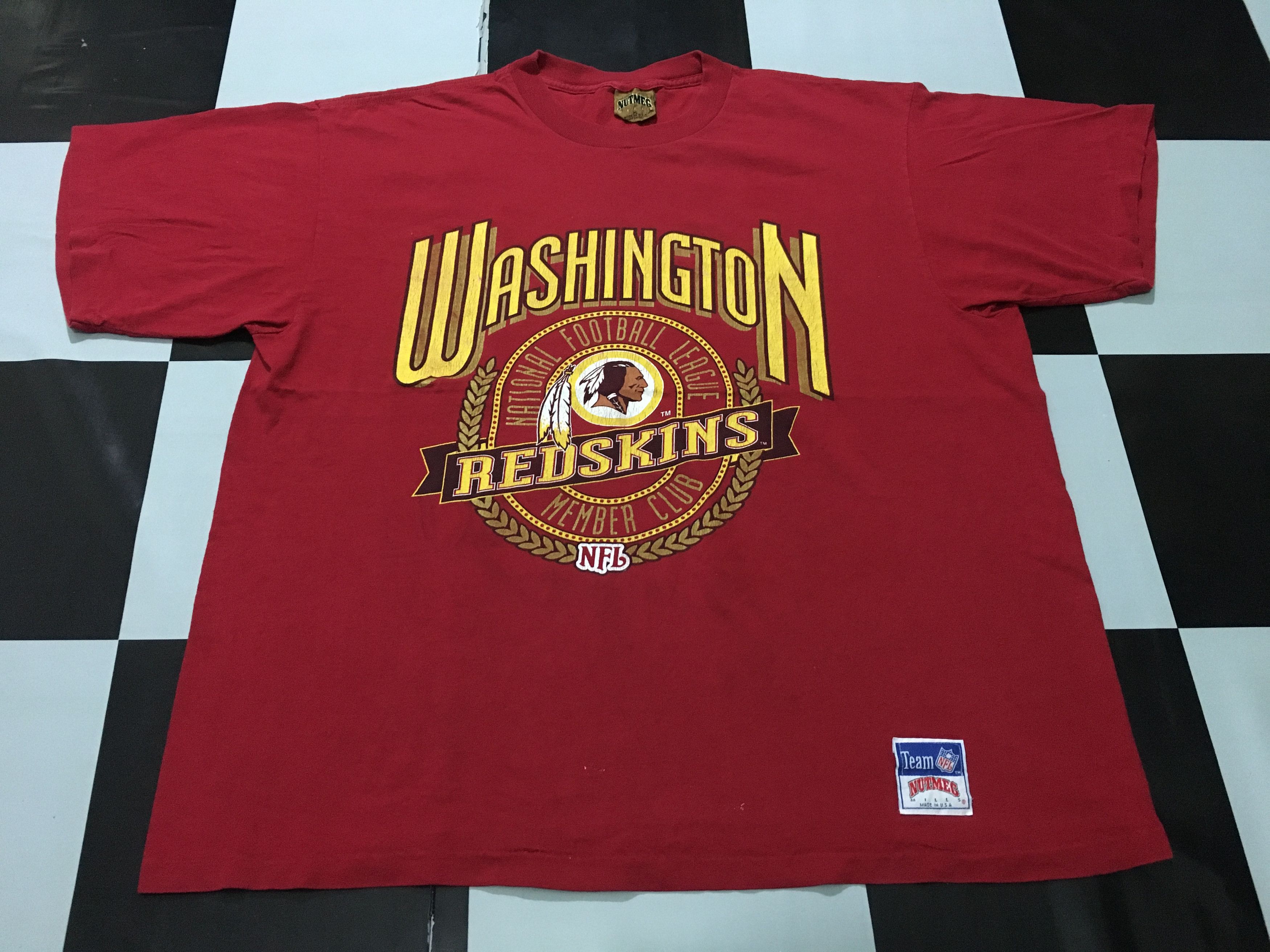 NFL × Nutmeg × Vintage Vintage Washington Redskins Shirt NFL 90s Nutmeg Size US XXL / EU 58 / 5 - 2 Thumbnail