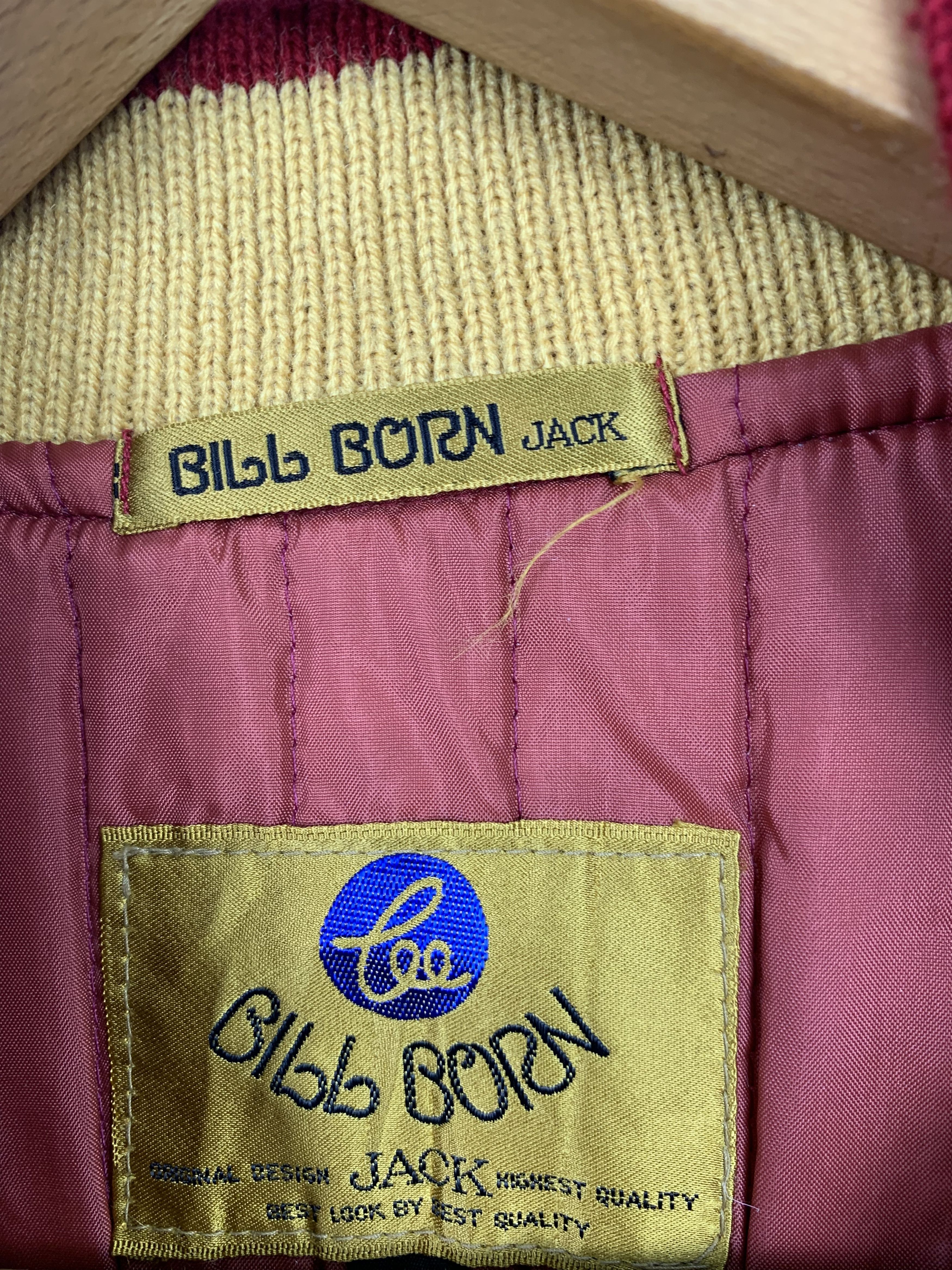 Vintage 90s BILL BORN JACK Bombers Jackets J3012