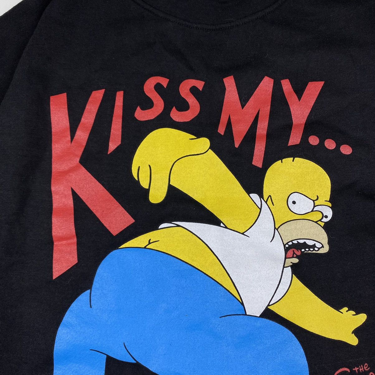 Cartoon Network Rare! 99’ Vintage The Simpsons Kiss My Ass Sweatshirt Fox Size US M / EU 48-50 / 2 - 6 Thumbnail