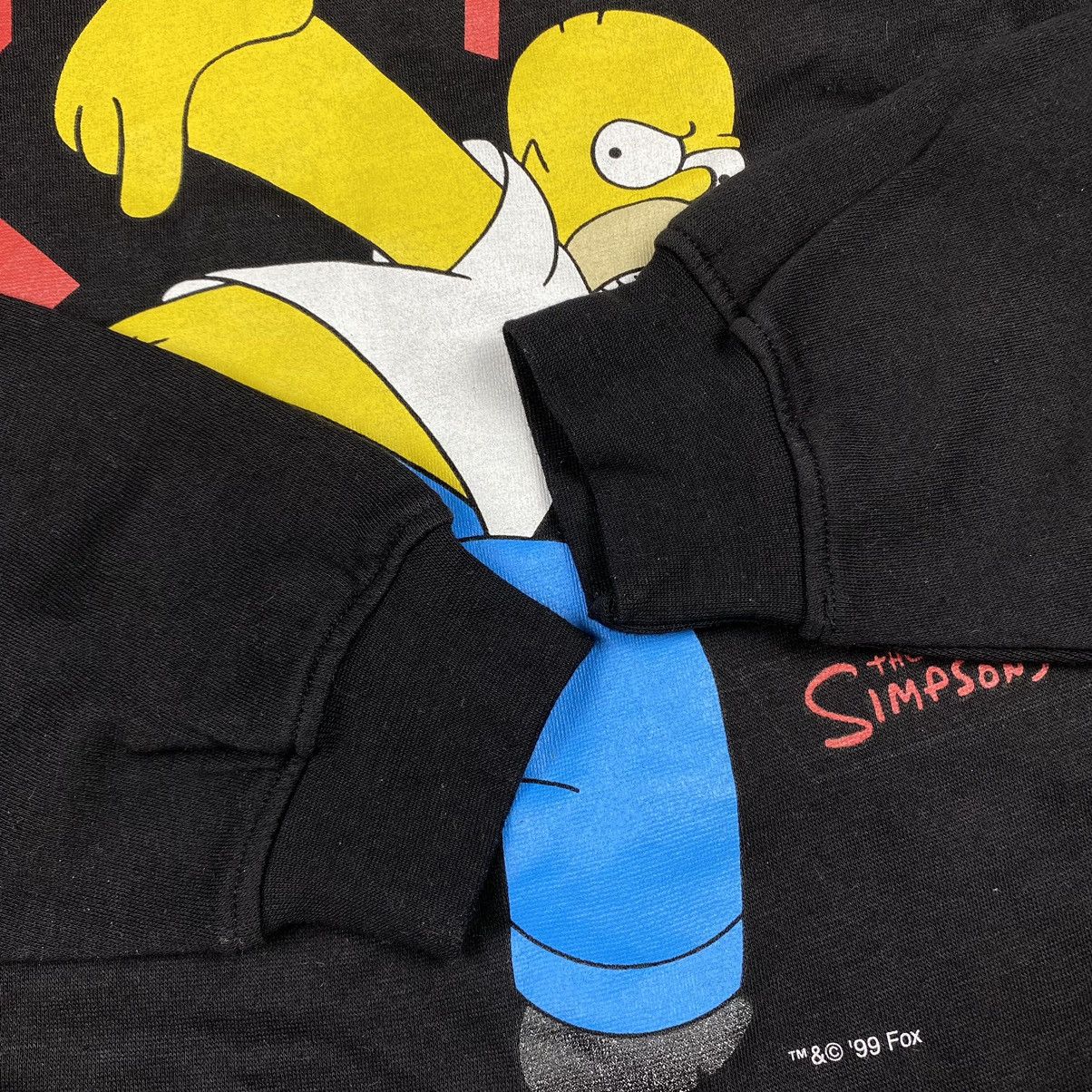Cartoon Network Rare! 99’ Vintage The Simpsons Kiss My Ass Sweatshirt Fox Size US M / EU 48-50 / 2 - 7 Thumbnail
