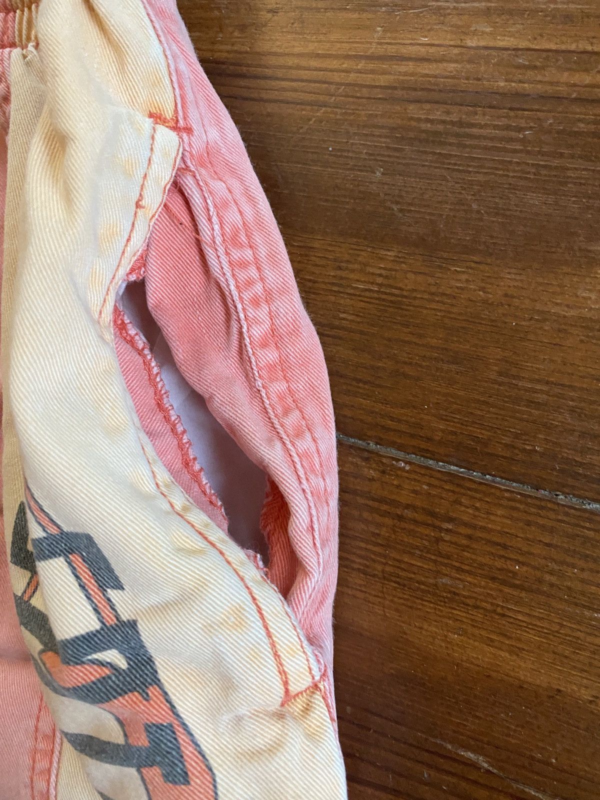 Gotcha × Vintage Vintage 90’s Gotcha Faded Drawstring Shorts Size US 35 - 10 Thumbnail