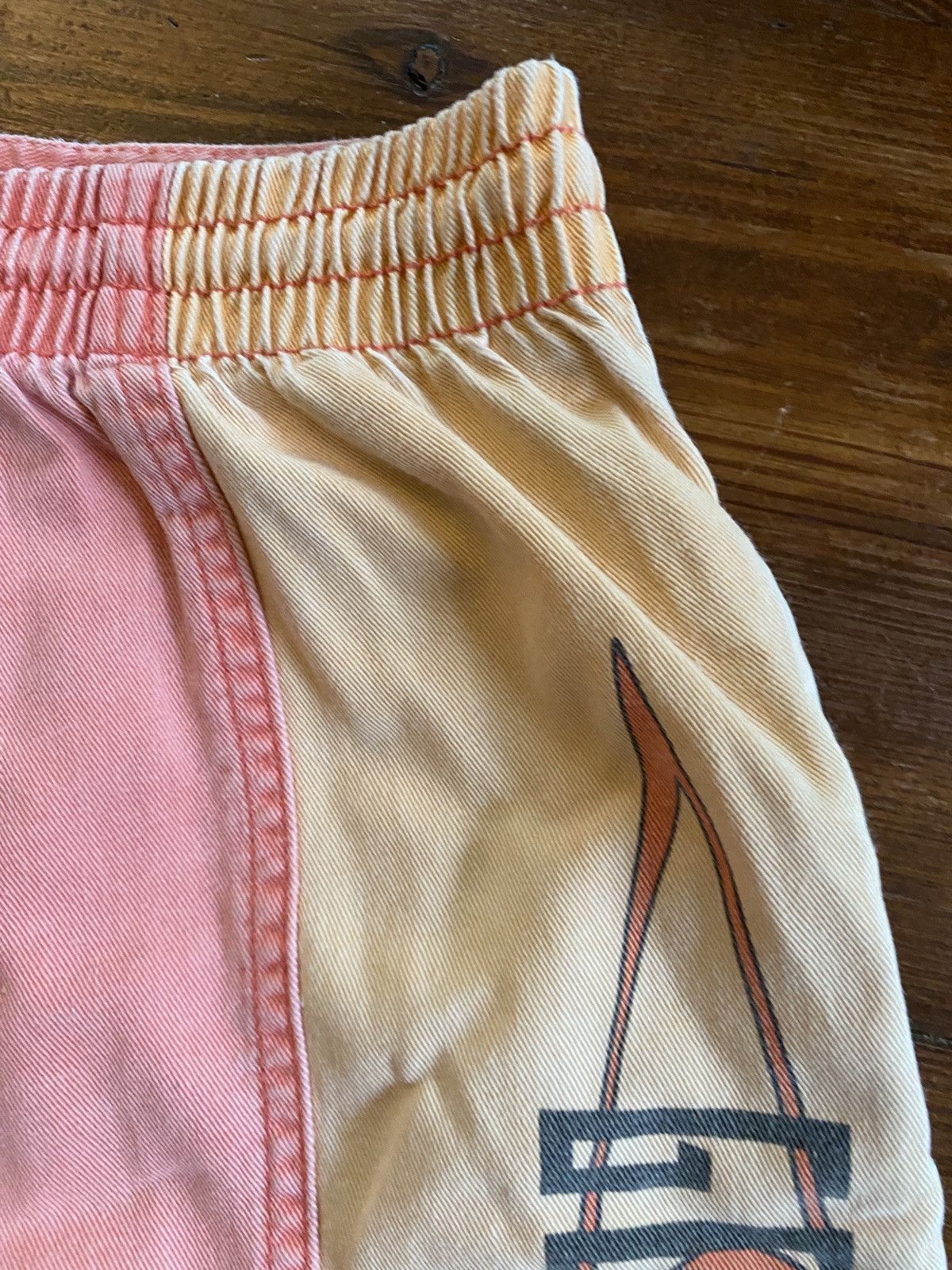 Gotcha × Vintage Vintage 90’s Gotcha Faded Drawstring Shorts Size US 35 - 4 Thumbnail