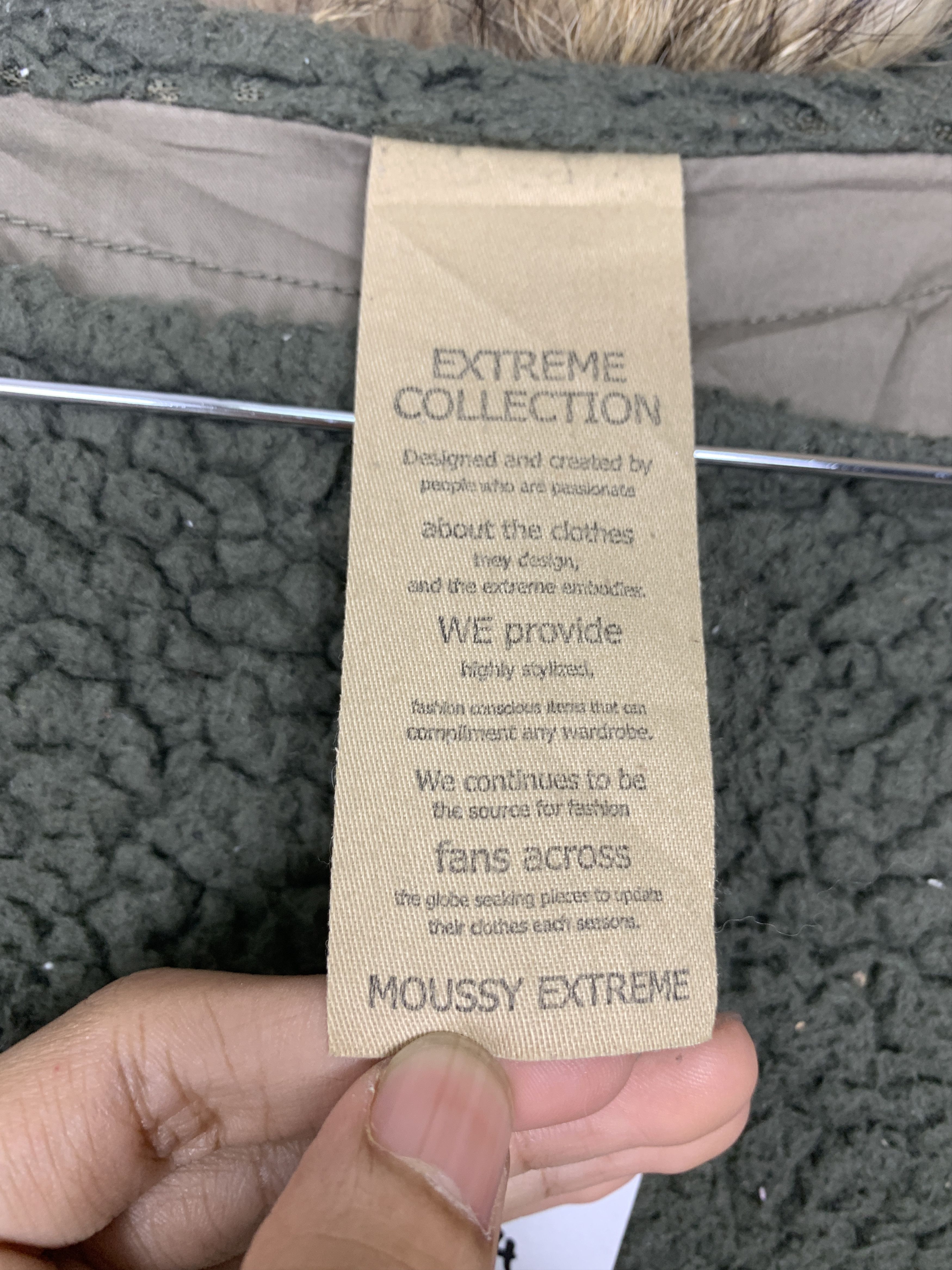 Japanese Brand Vintage Extreme Collection Sherpa Lining Hoodie Parkas J1487 Size US S / EU 44-46 / 1 - 8 Thumbnail
