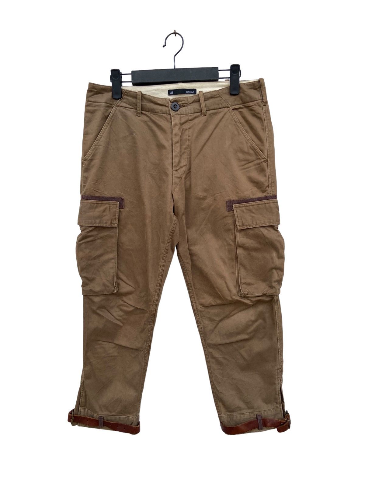 image of John Bull Cargo Crop Pant in Brown, Men's (Size 30)