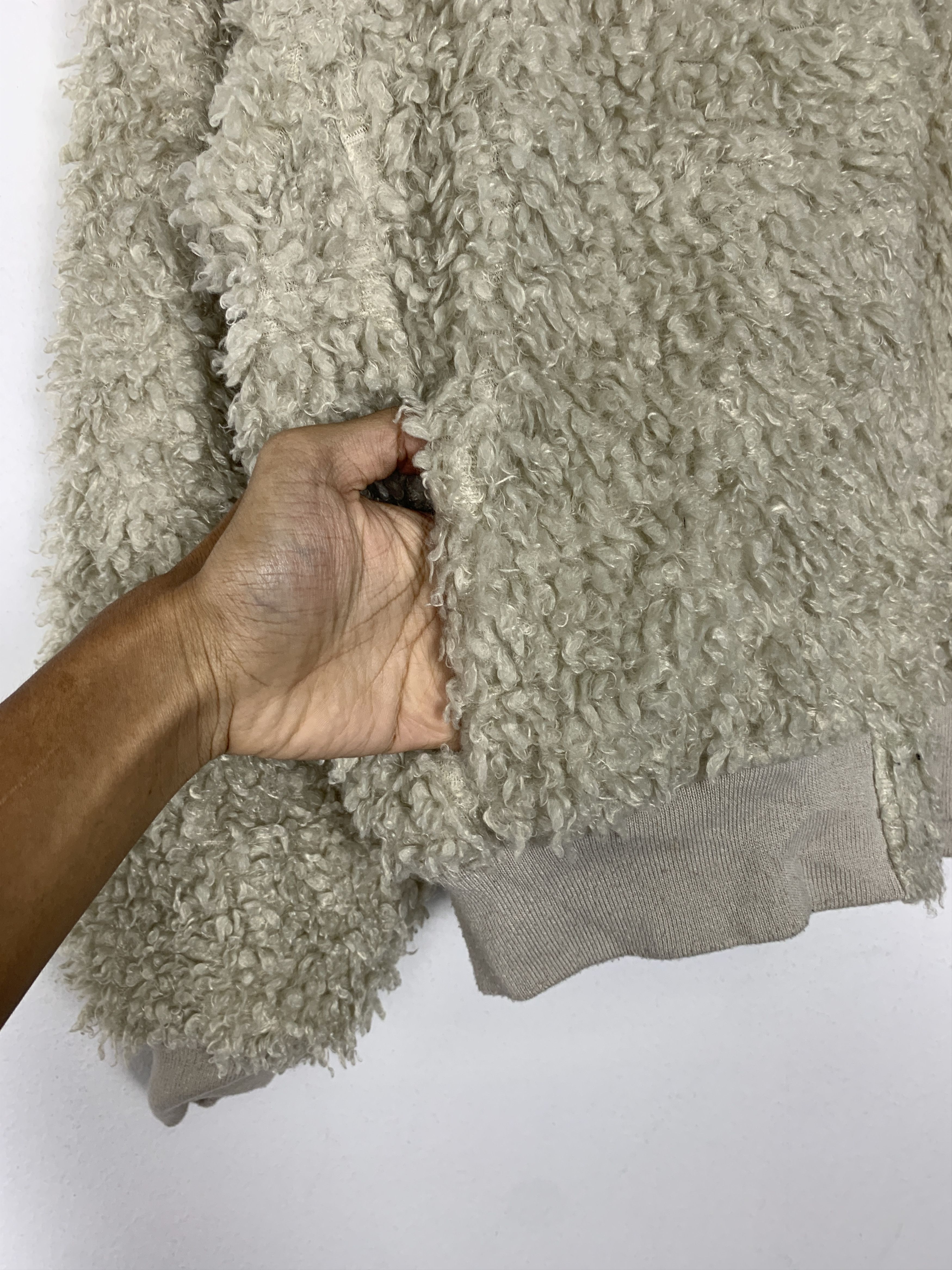 Japanese Brand Vintage Earth Music Reversible Sherpa Bombers Jacket J1486 Size US S / EU 44-46 / 1 - 8 Thumbnail
