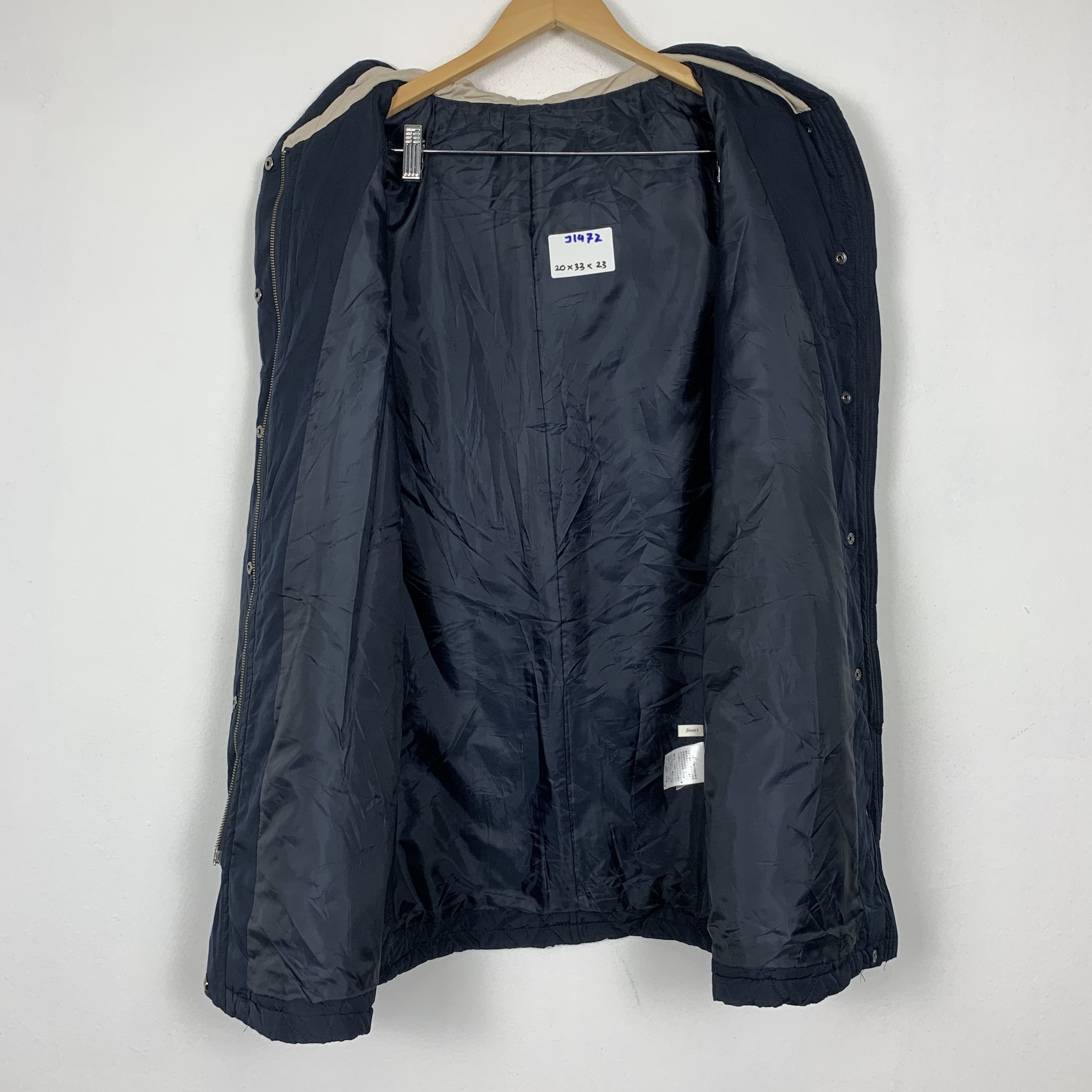 Japanese Brand Vintage Favori Quilted Hoodie Parkas Jacket J1472 Size US S / EU 44-46 / 1 - 7 Thumbnail