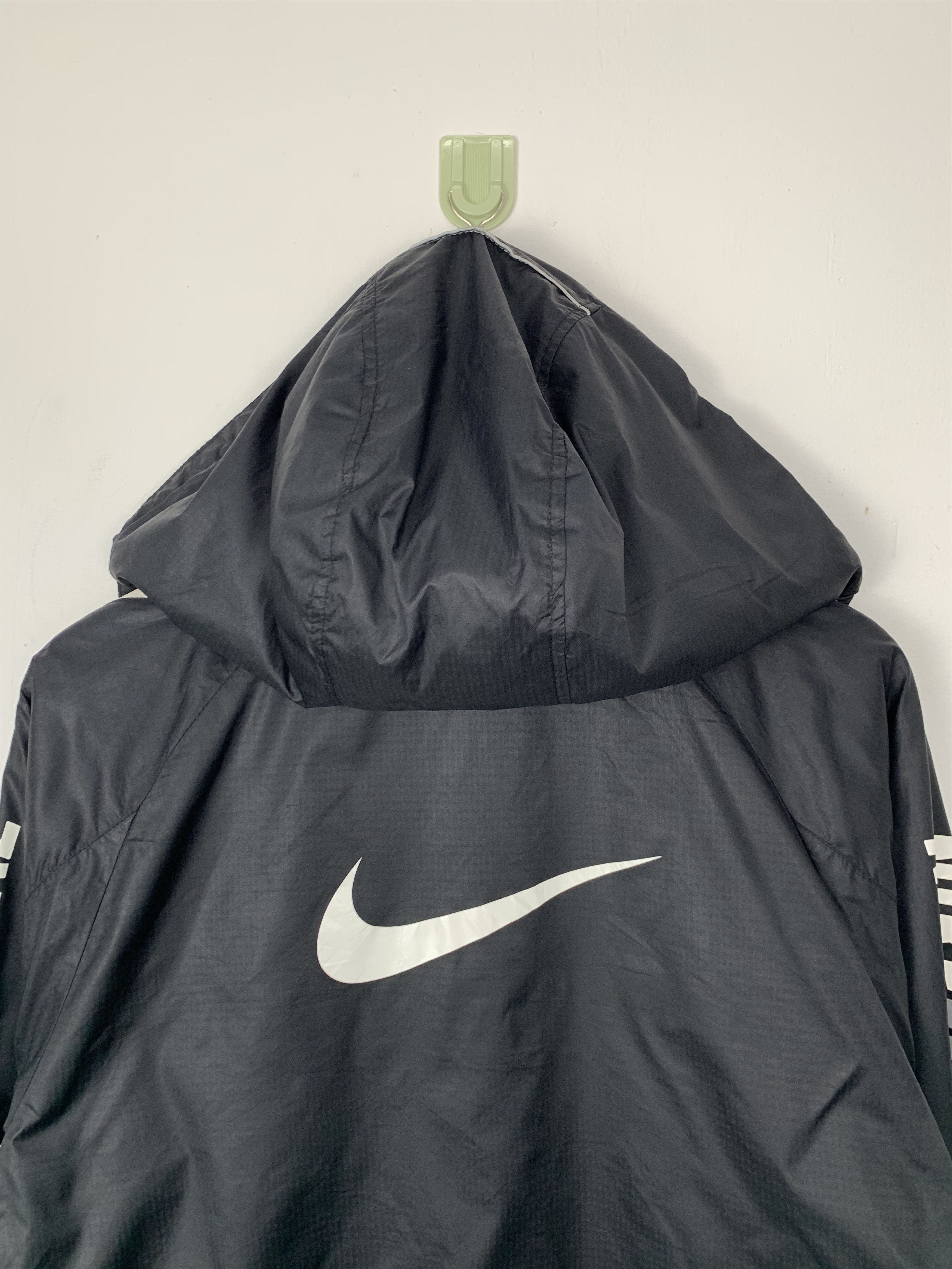Nike NIKE Swoosh Big Logo Sherpa Lining Windbreaker Parkas Size US L / EU 52-54 / 3 - 13 Thumbnail