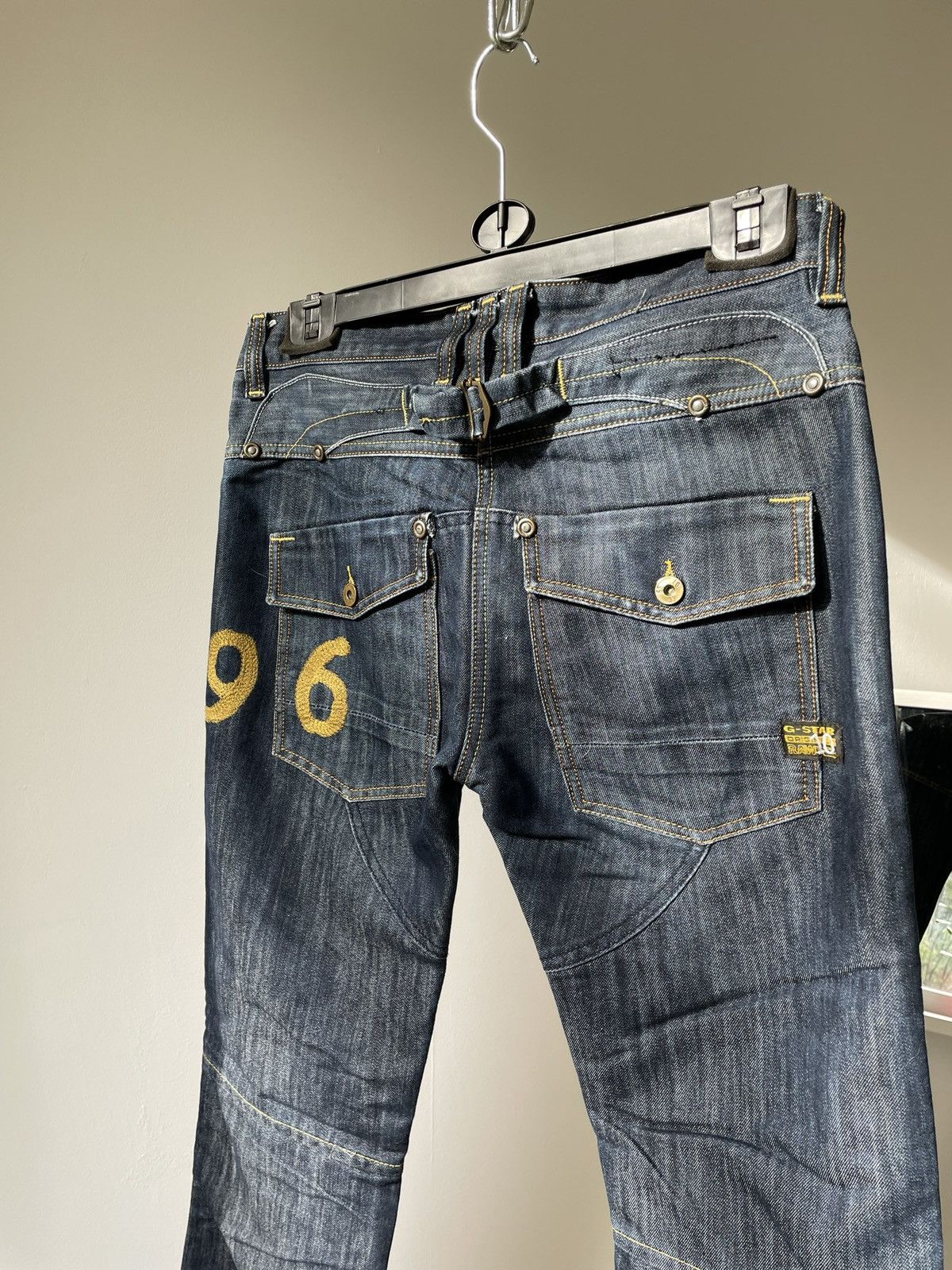 G-Star Vintage G Star Raw Jeans Elwood 5620 double knee 96 Size US 32 / EU 48 - 9 Thumbnail