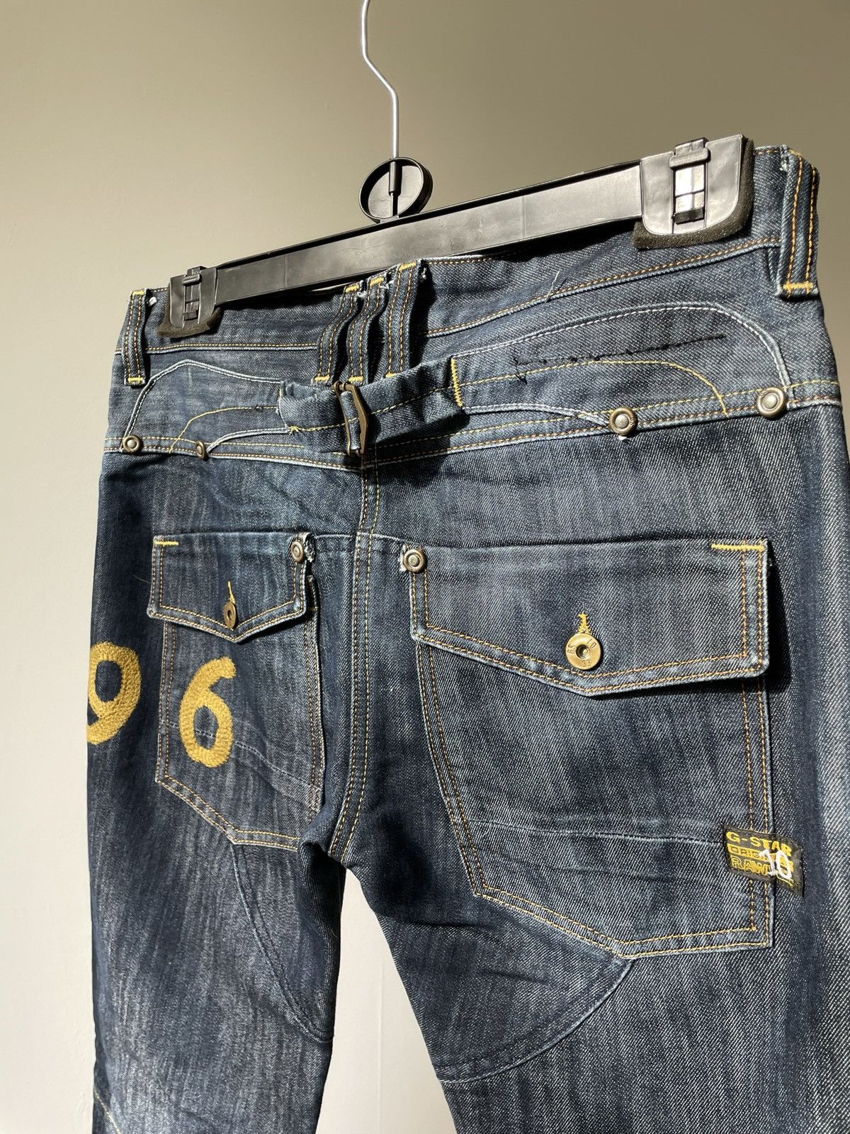 G-Star Vintage G Star Raw Jeans Elwood 5620 double knee 96 Size US 32 / EU 48 - 10 Thumbnail