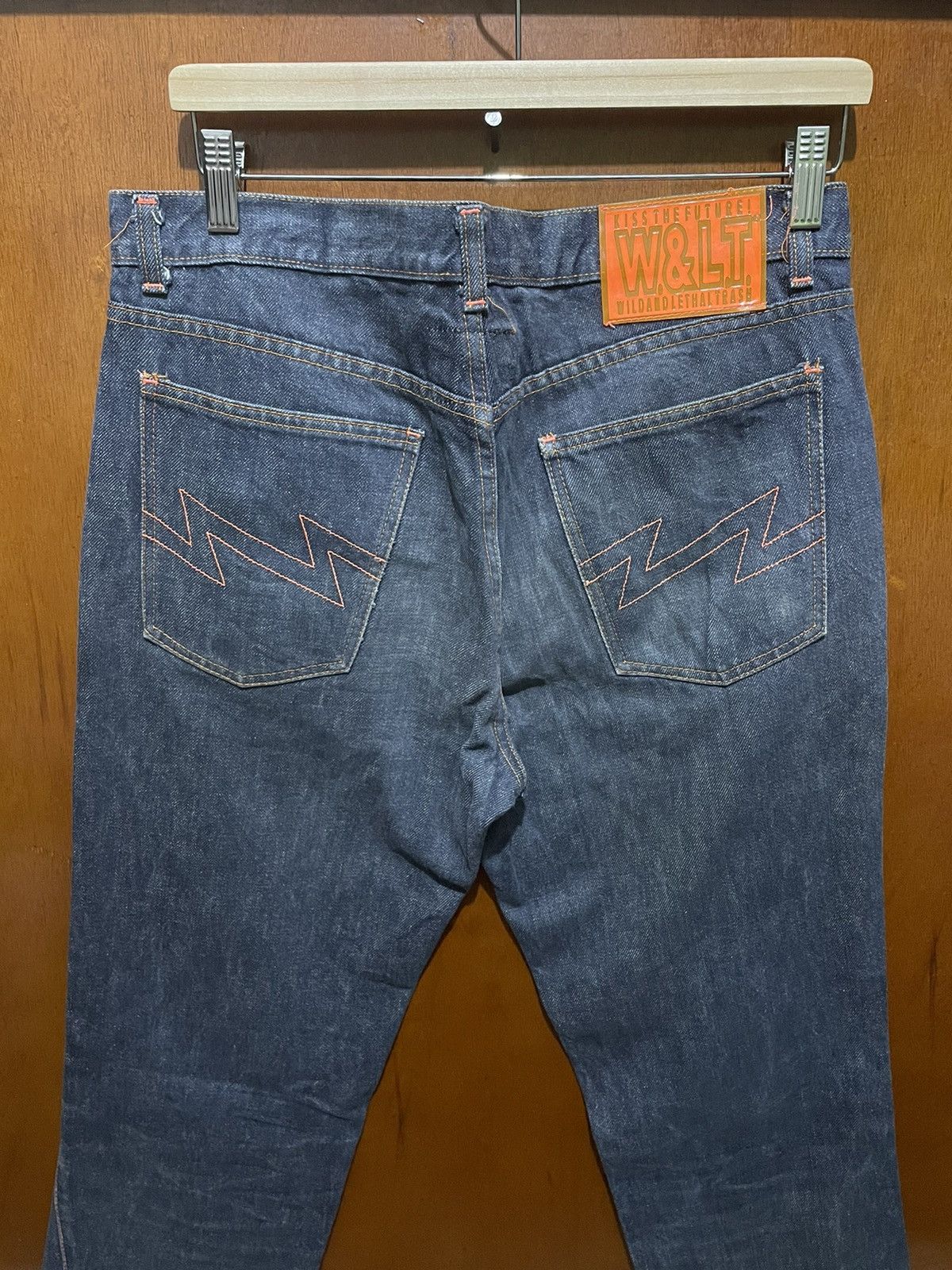 Vintage Rare Vintage W & LT Wild And Lethal Trash Jeans Size US 34 / EU 50 - 3 Thumbnail