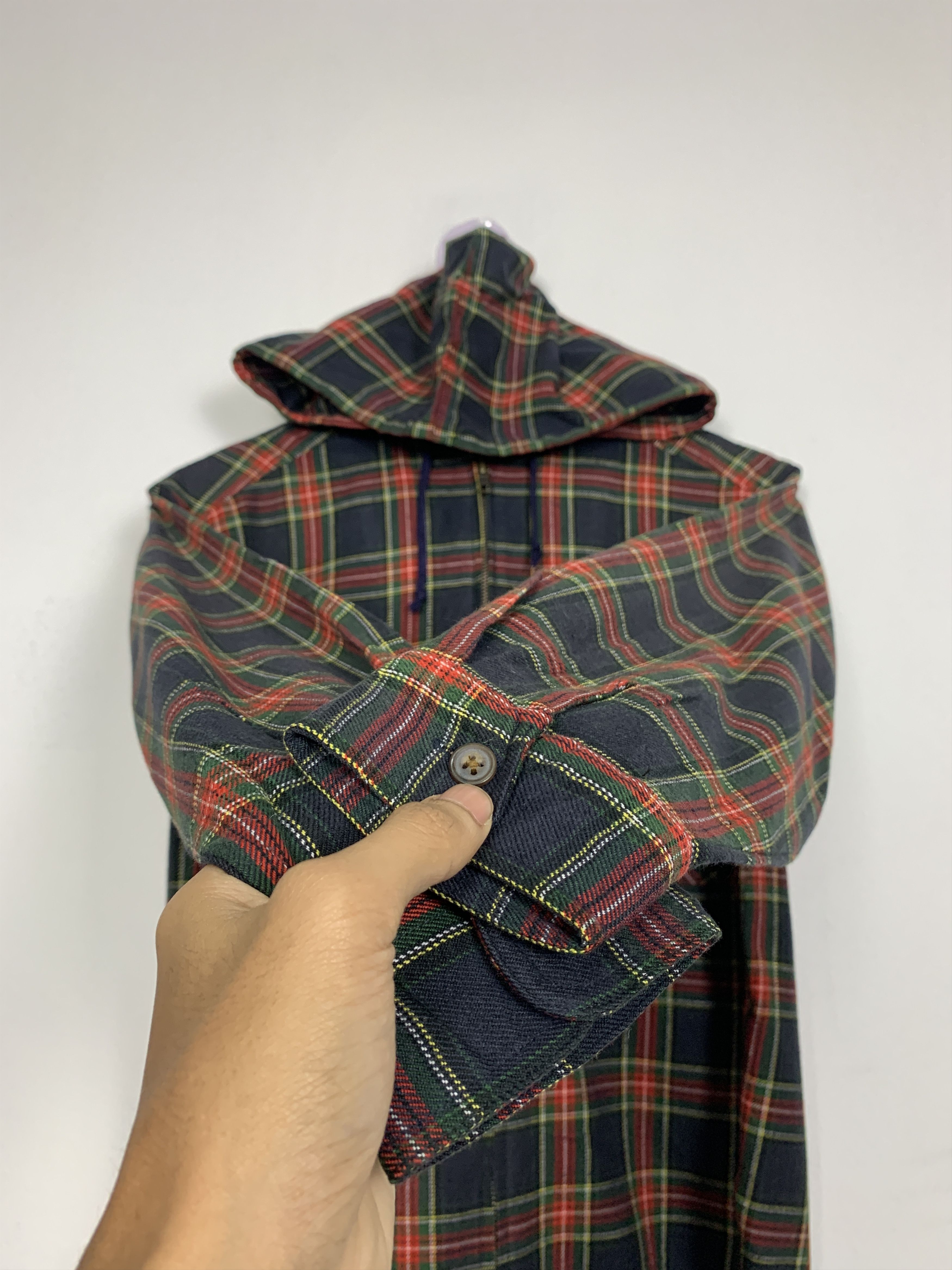 Japanese Brand Vintage FLOURISH FIELD Flannel Zip Up Jacket J0878 Size US S / EU 44-46 / 1 - 4 Thumbnail