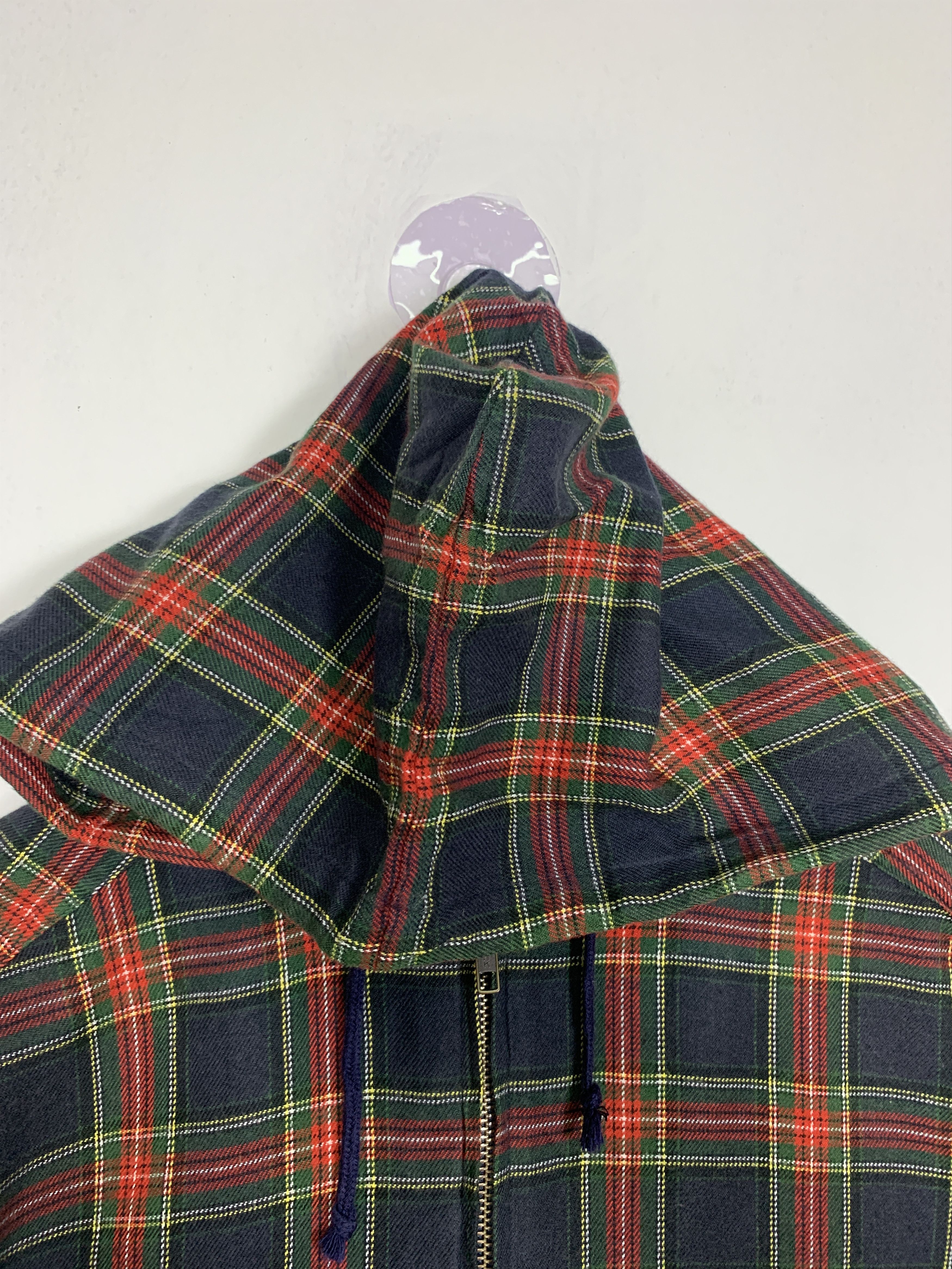 Japanese Brand Vintage FLOURISH FIELD Flannel Zip Up Jacket J0878 Size US S / EU 44-46 / 1 - 5 Thumbnail