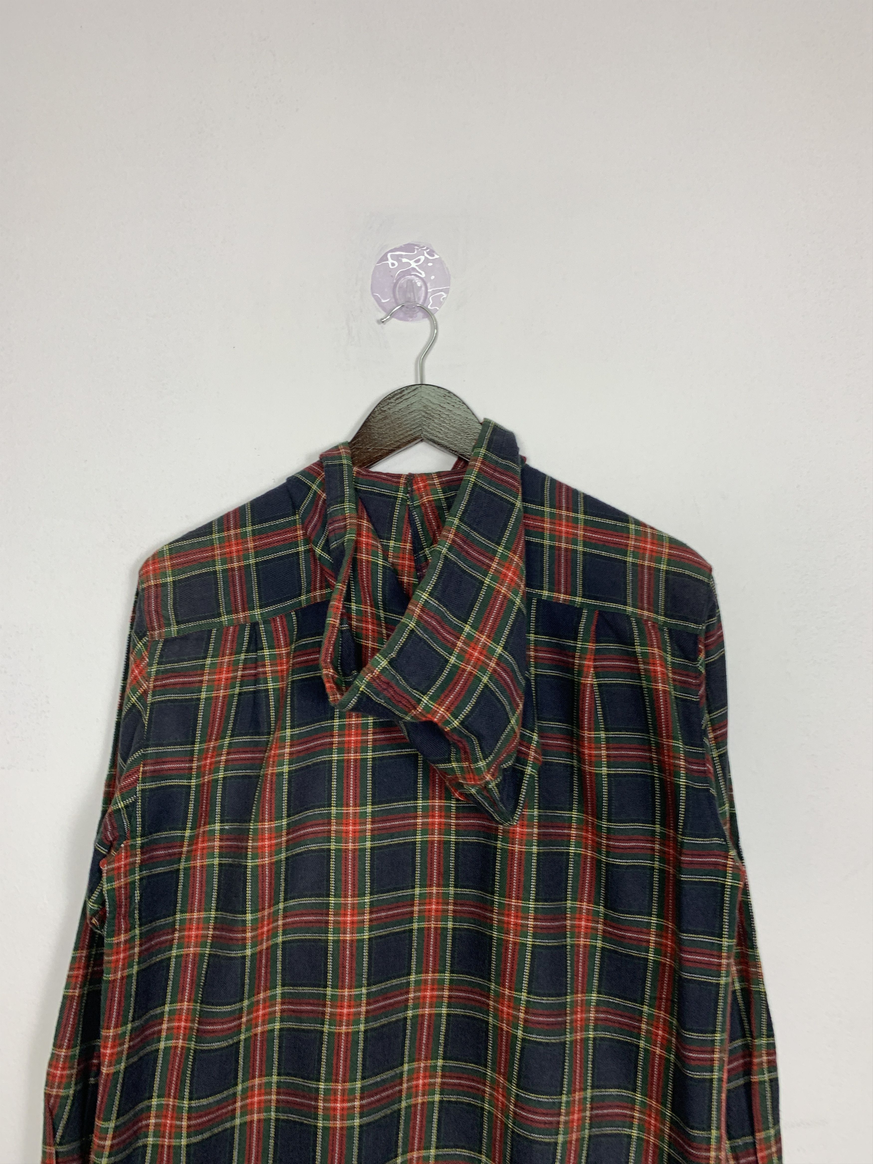 Japanese Brand Vintage FLOURISH FIELD Flannel Zip Up Jacket J0878 Size US S / EU 44-46 / 1 - 11 Thumbnail