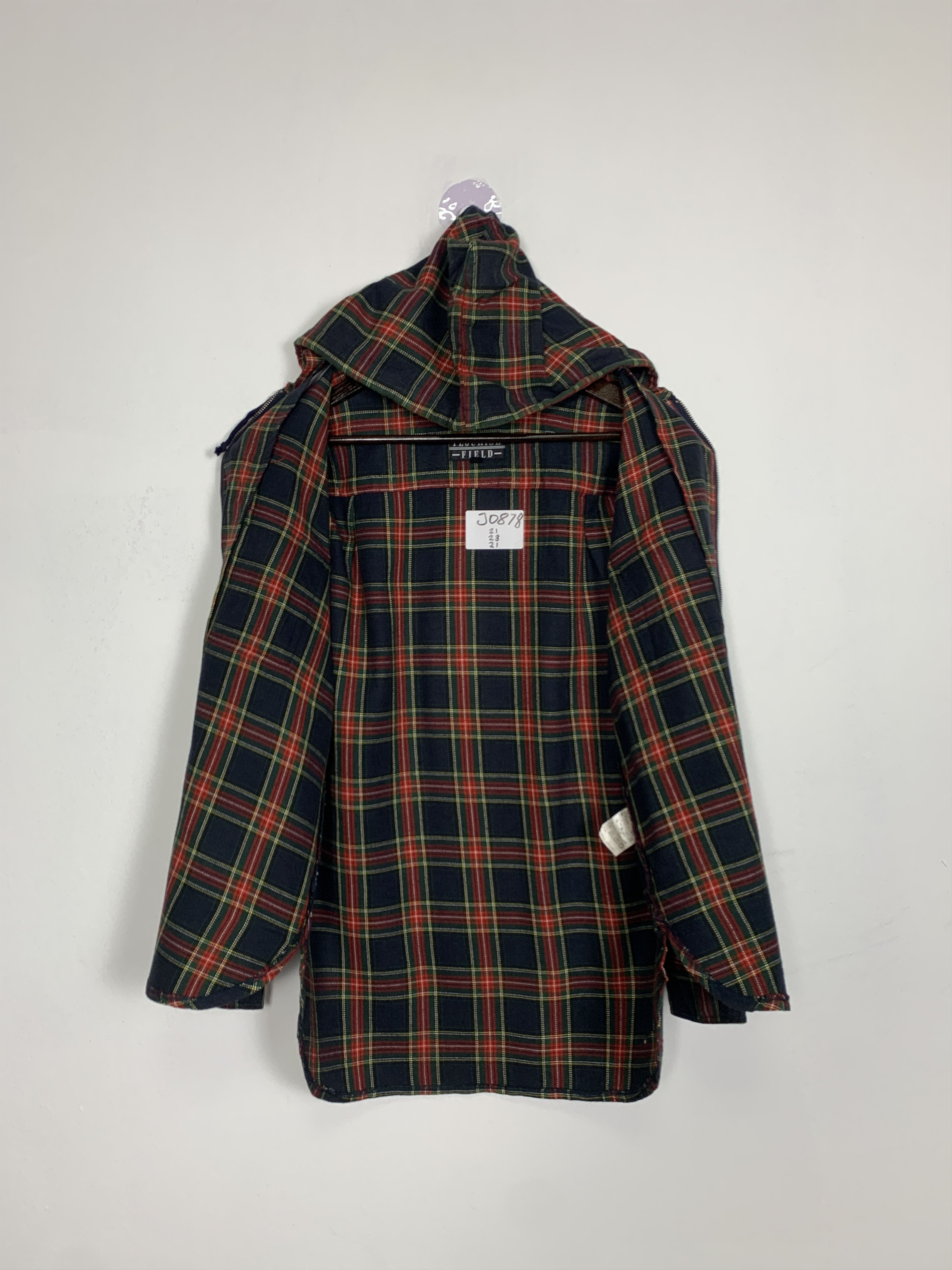 Japanese Brand Vintage FLOURISH FIELD Flannel Zip Up Jacket J0878 Size US S / EU 44-46 / 1 - 6 Thumbnail