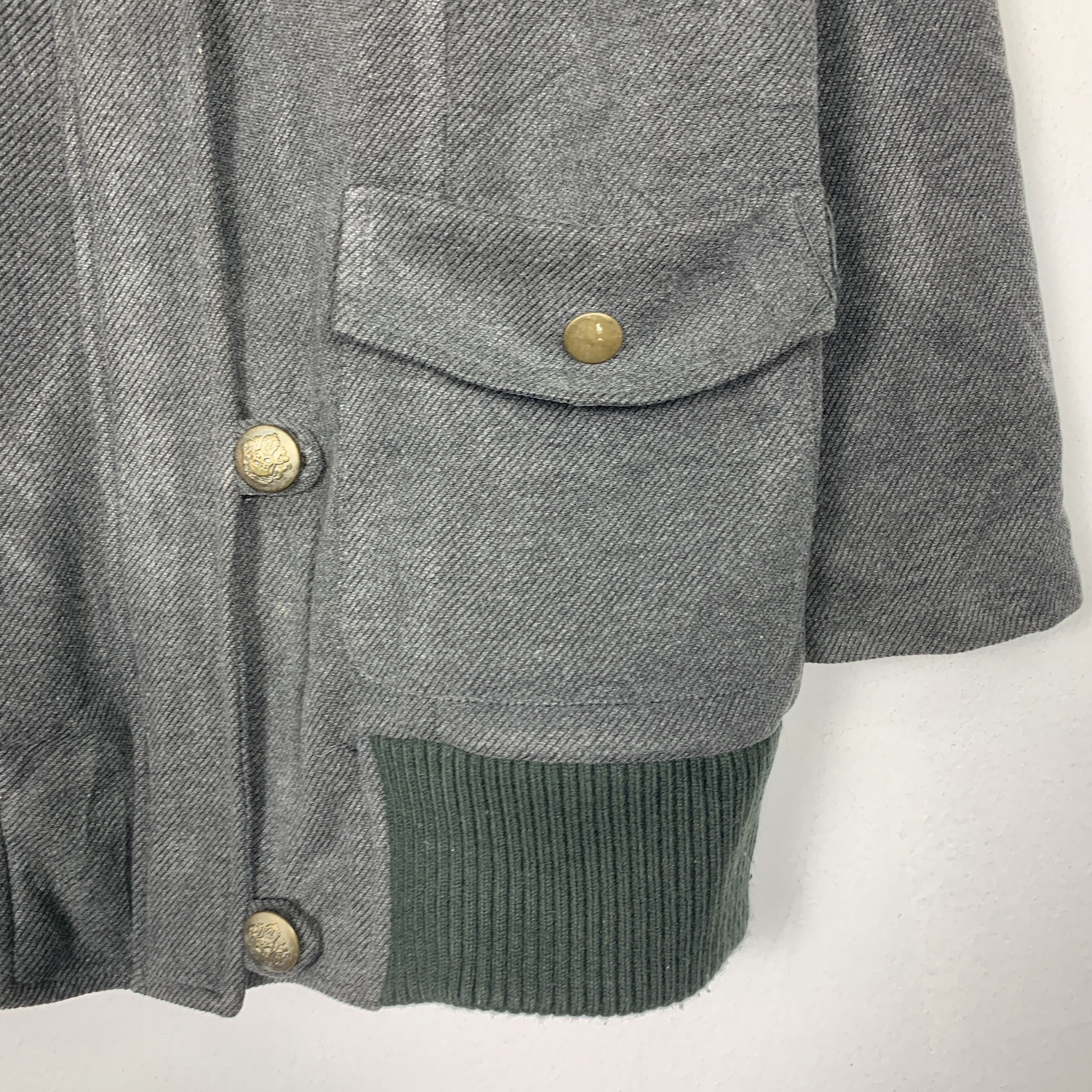 Japanese Brand Vintage Gleeful Multi Pocket Zip Up Fur Hoodie jacket J1466 Size US S / EU 44-46 / 1 - 4 Thumbnail