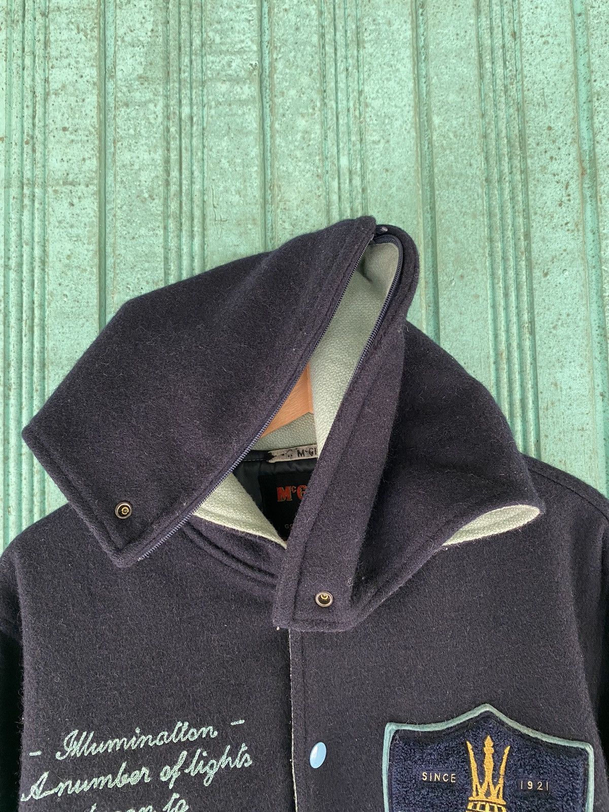 Japanese Brand × McGregor McGregor Varsity Jacket With Hoodie Size US S / EU 44-46 / 1 - 9 Thumbnail