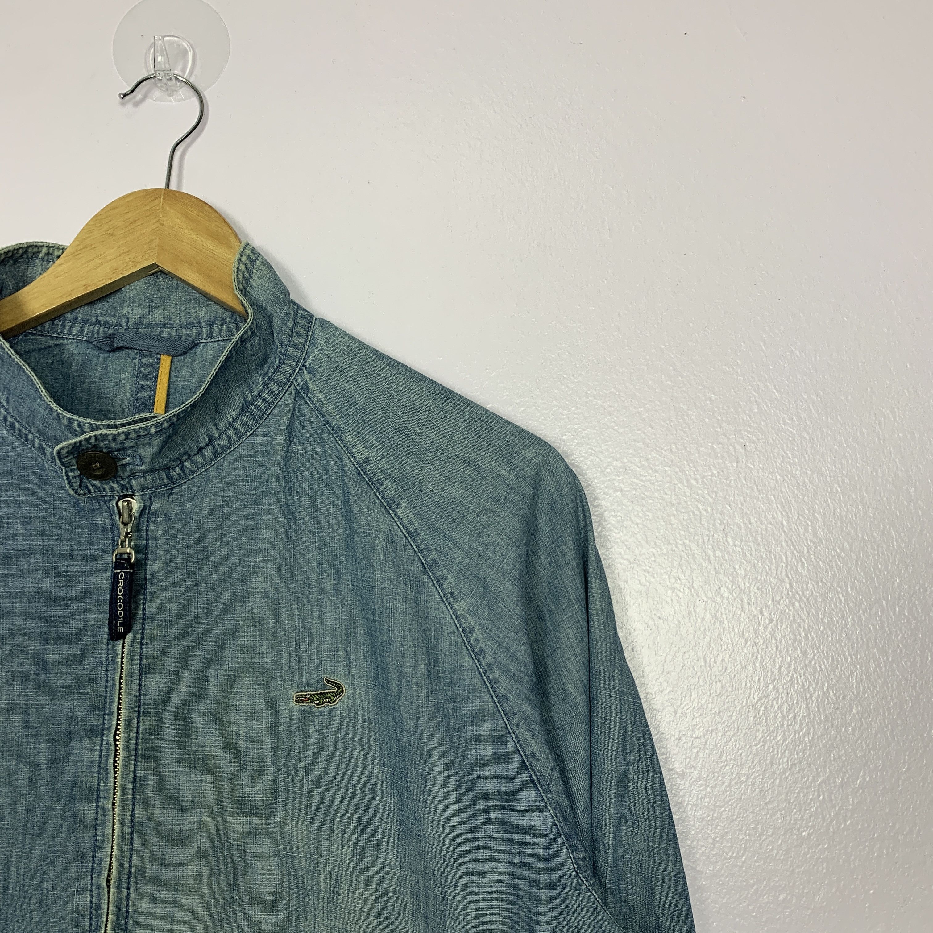 Japanese Brand Vintage CROCODILE Denim Faded Jacket J0250 Size US M / EU 48-50 / 2 - 3 Thumbnail