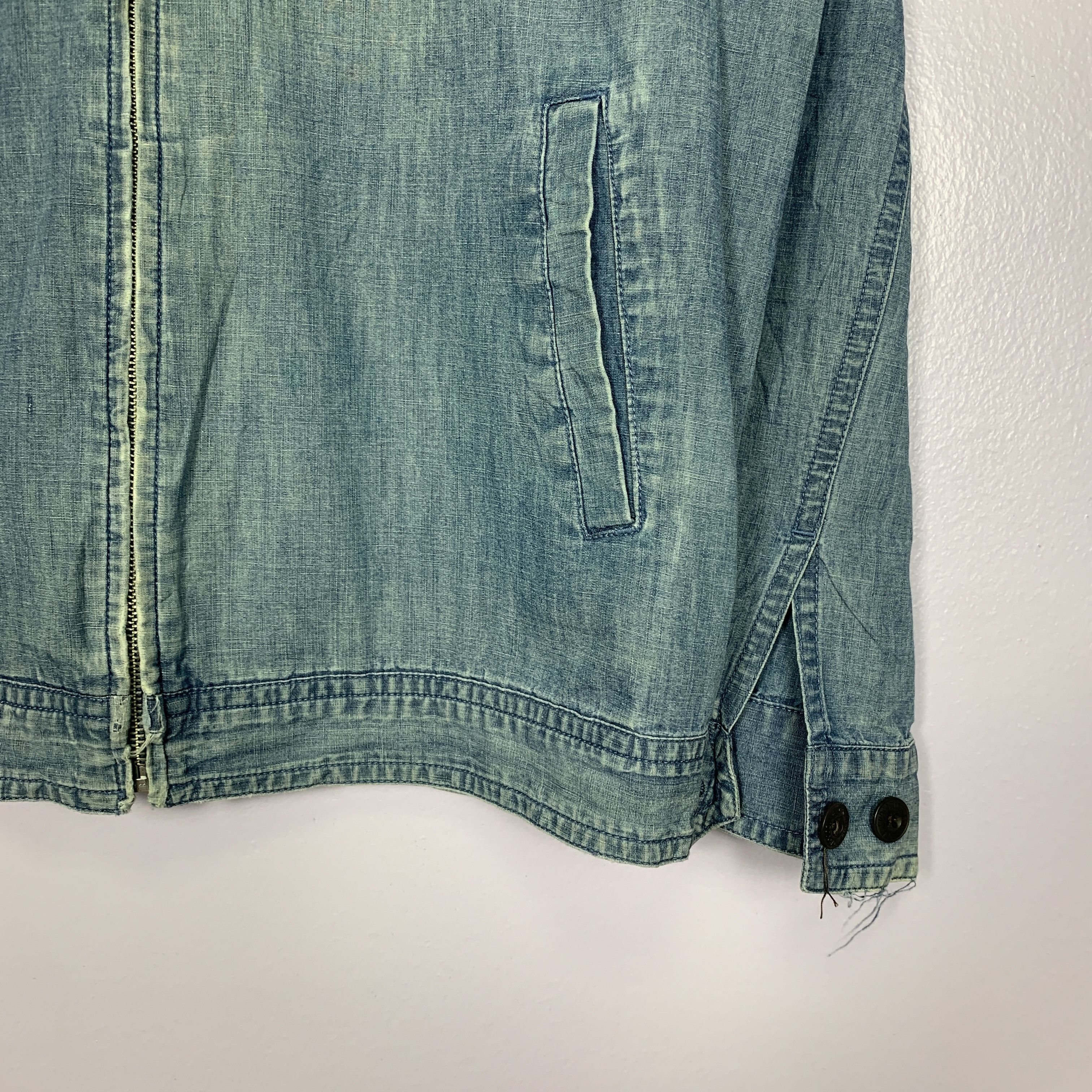 Japanese Brand Vintage CROCODILE Denim Faded Jacket J0250 Size US M / EU 48-50 / 2 - 4 Thumbnail