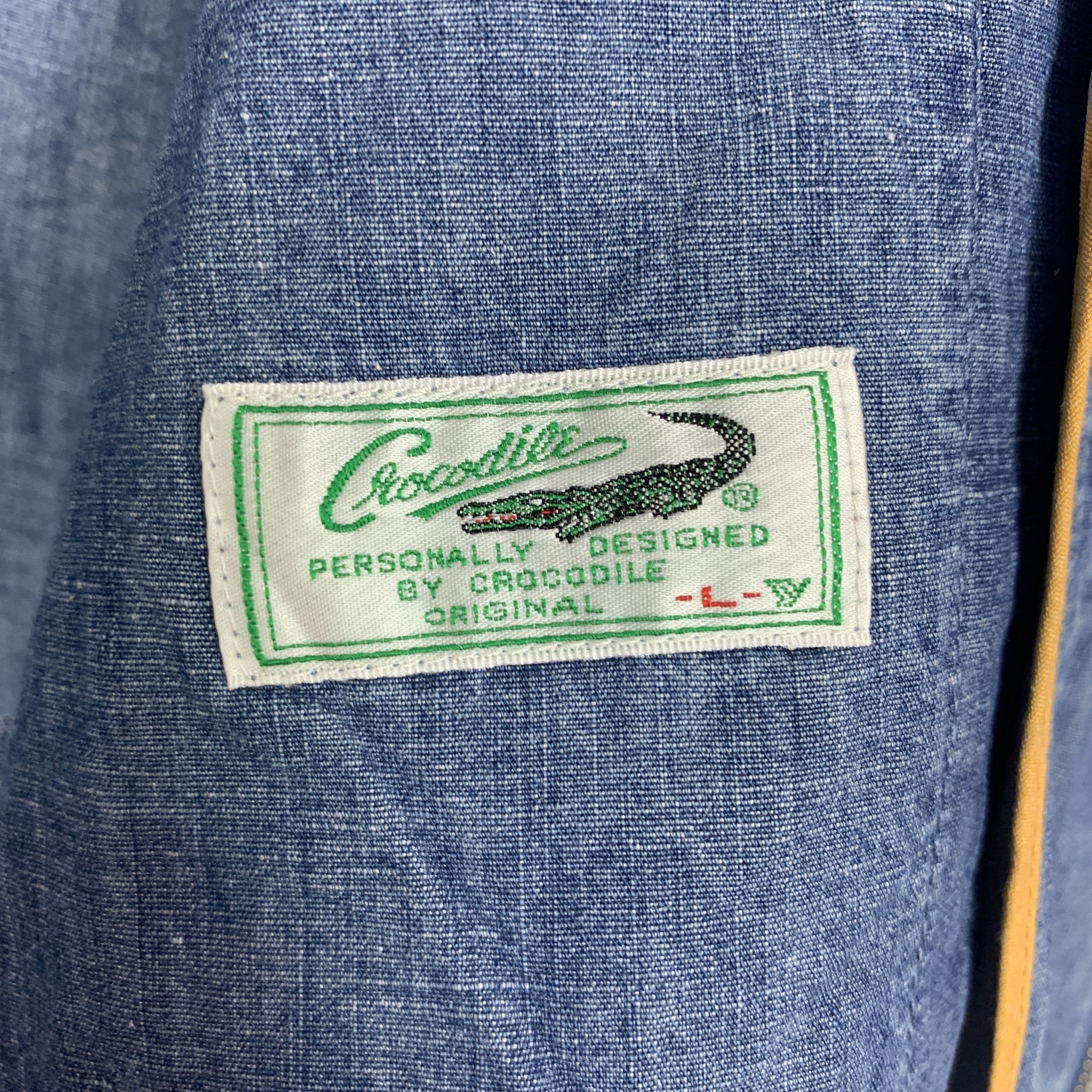 Japanese Brand Vintage CROCODILE Denim Faded Jacket J0250 Size US M / EU 48-50 / 2 - 13 Thumbnail