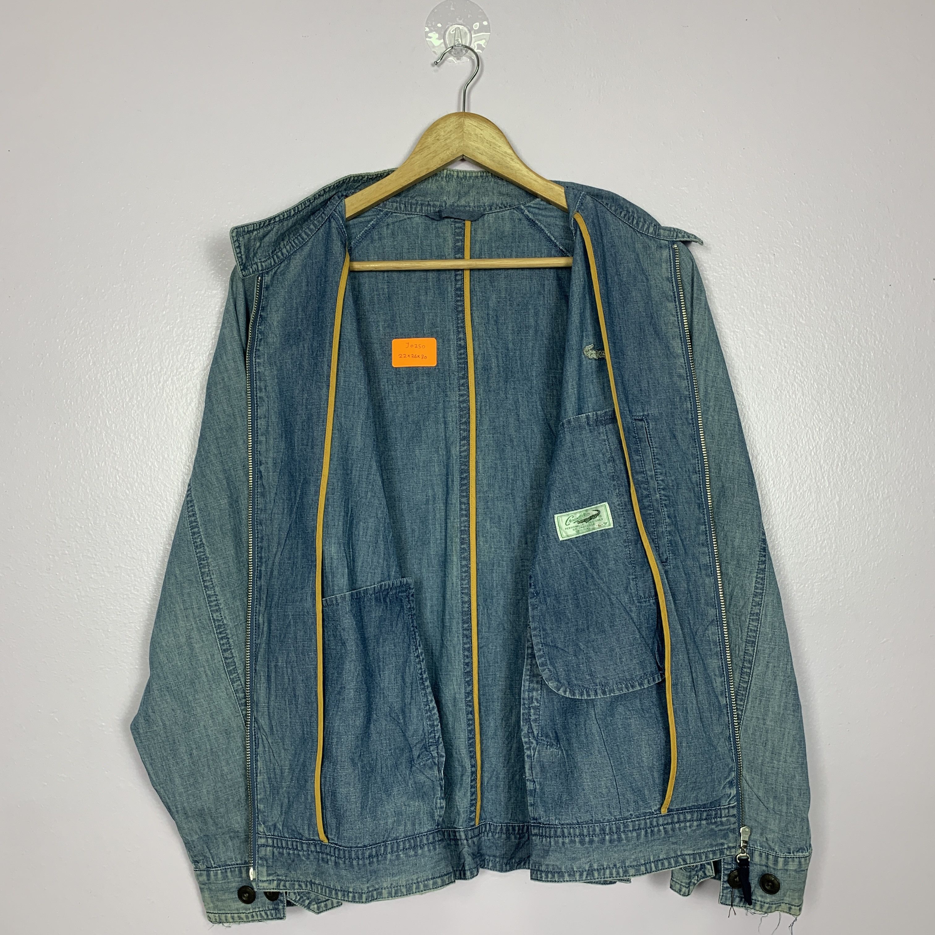 Japanese Brand Vintage CROCODILE Denim Faded Jacket J0250 Size US M / EU 48-50 / 2 - 9 Thumbnail