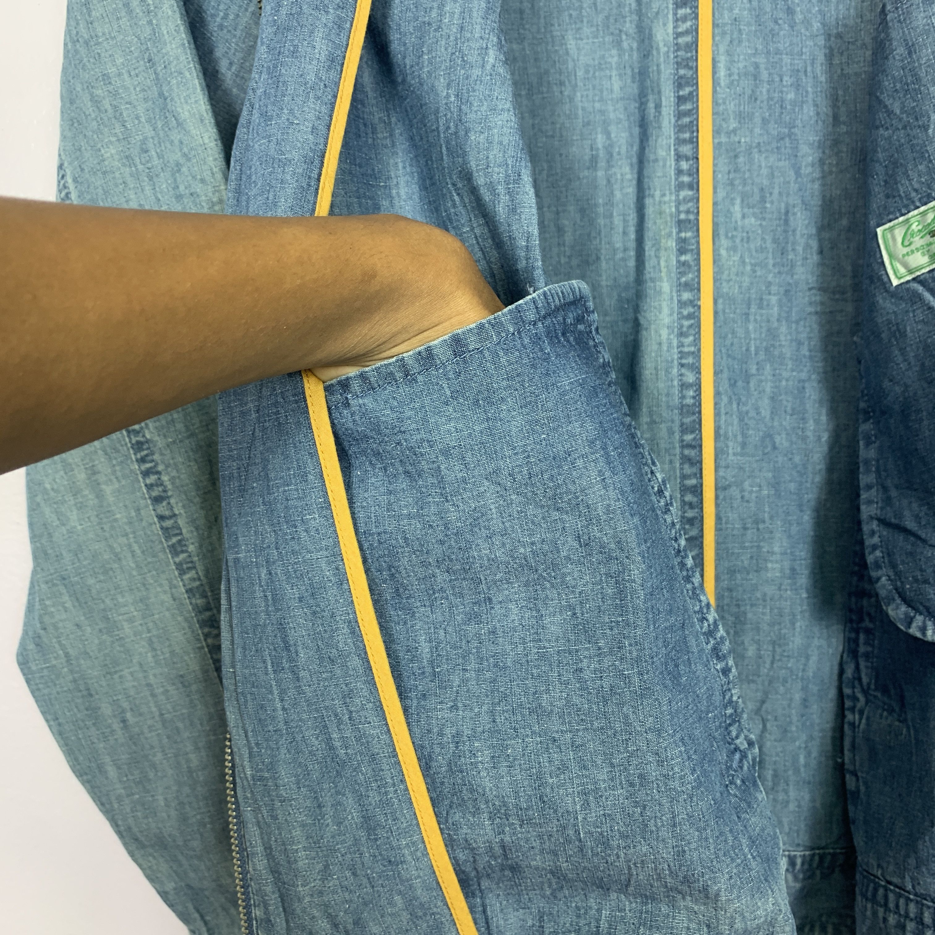 Japanese Brand Vintage CROCODILE Denim Faded Jacket J0250 Size US M / EU 48-50 / 2 - 10 Thumbnail