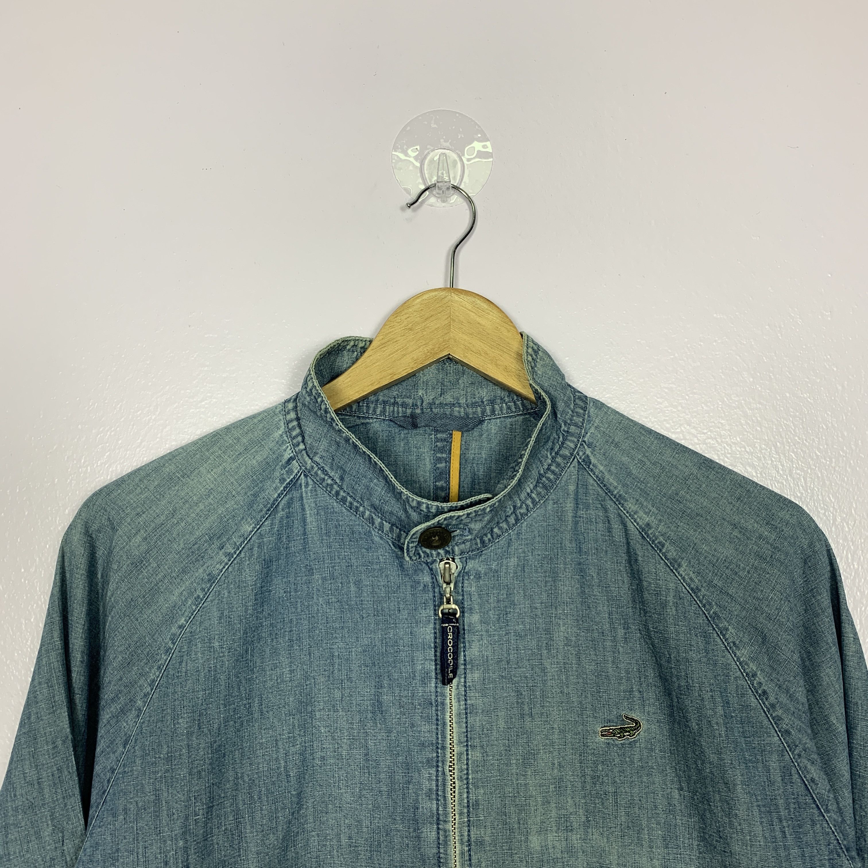 Japanese Brand Vintage CROCODILE Denim Faded Jacket J0250 Size US M / EU 48-50 / 2 - 2 Thumbnail