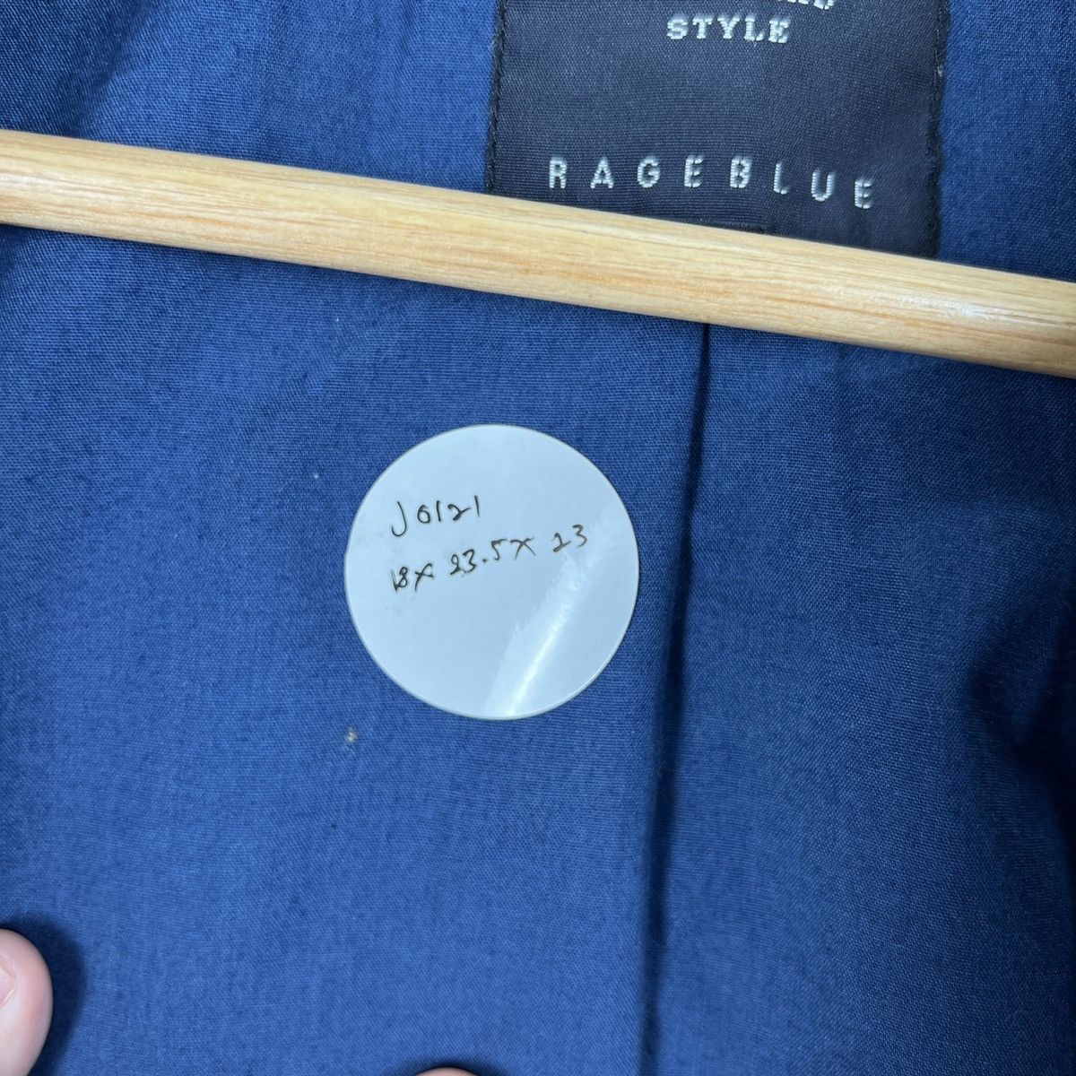 RAGEBLUE Vintage Rageblue Denim Bombers Jacket J0121 Size US S / EU 44-46 / 1 - 8 Thumbnail
