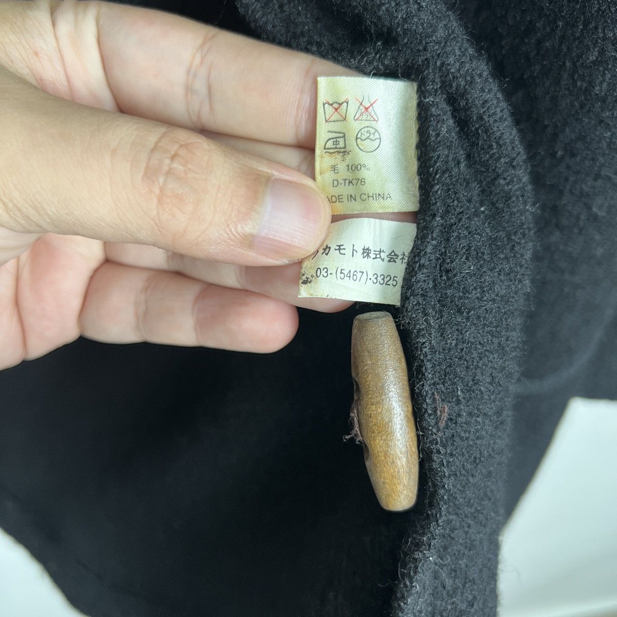 Japanese Brand Vintage Hooded Wool Duffle Coat J0110 Size US S / EU 44-46 / 1 - 10 Thumbnail