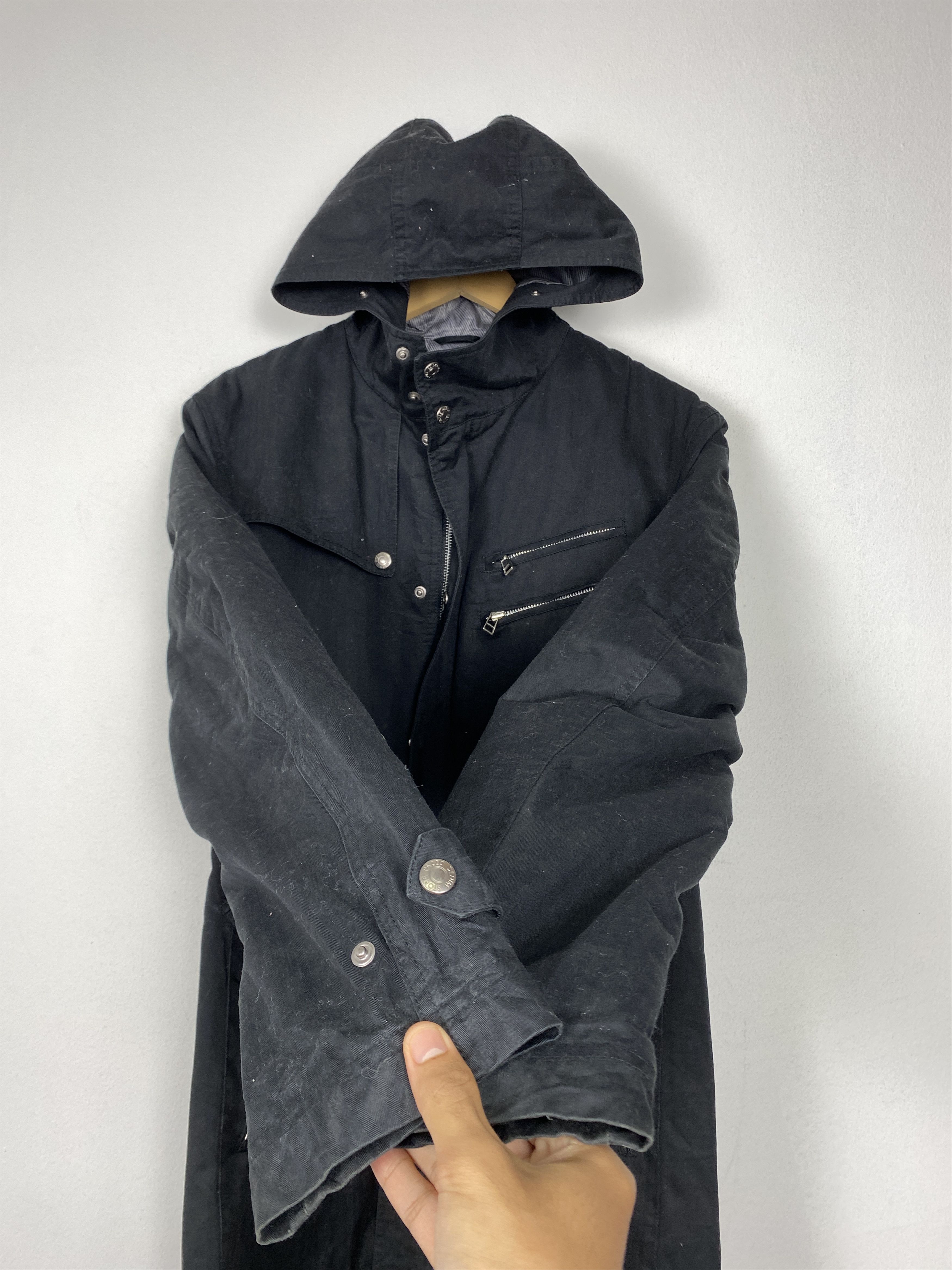 Japanese Brand Vintage Pazzo Denim Store Parkas Quilted Lining Jacket J1489 Size US S / EU 44-46 / 1 - 7 Thumbnail