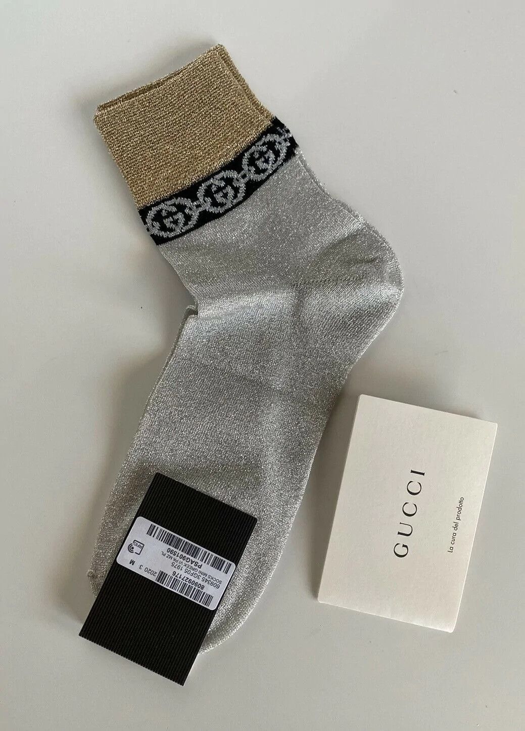 Gucci Socks in Silver / Gold Size ONE SIZE - 2 Thumbnail
