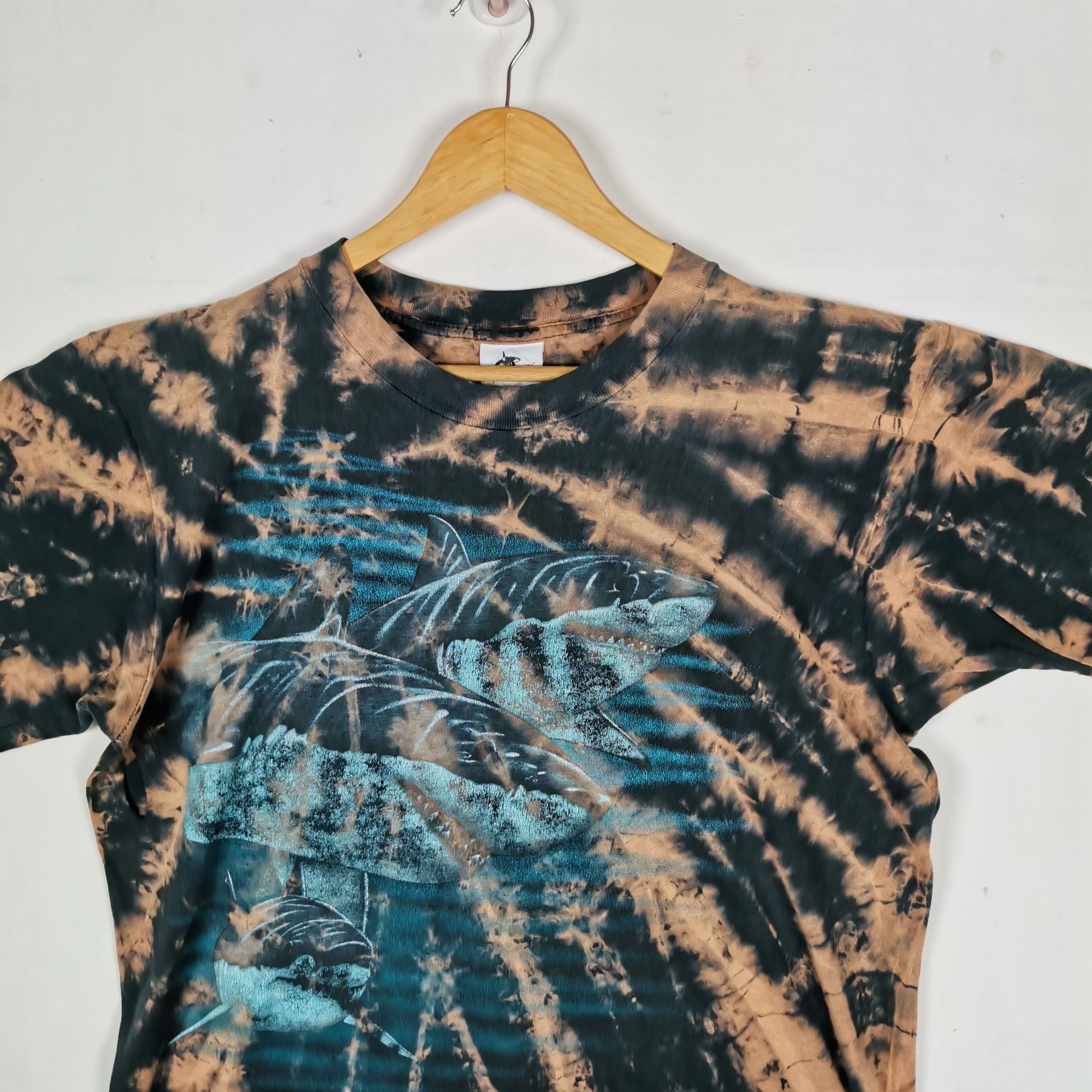 Vintage Vintage Animal T Shirt Habitat Tie Dye Distress Tees Size US L / EU 52-54 / 3 - 3 Thumbnail