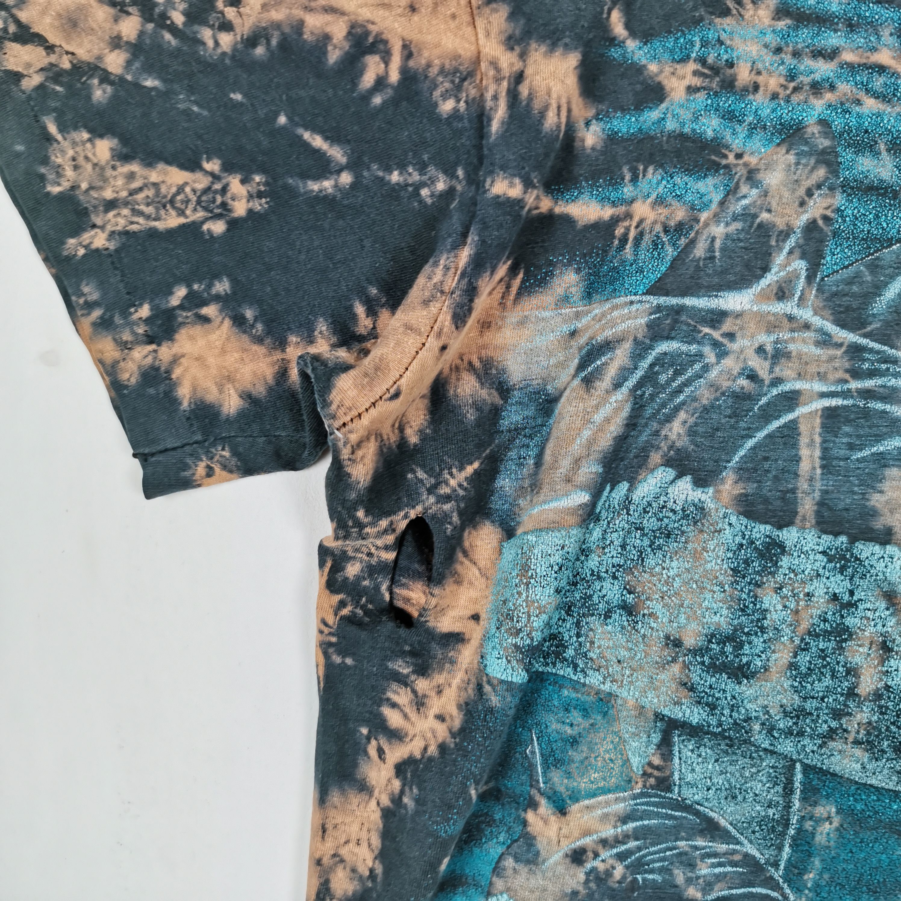 Vintage Vintage Animal T Shirt Habitat Tie Dye Distress Tees Size US L / EU 52-54 / 3 - 6 Thumbnail