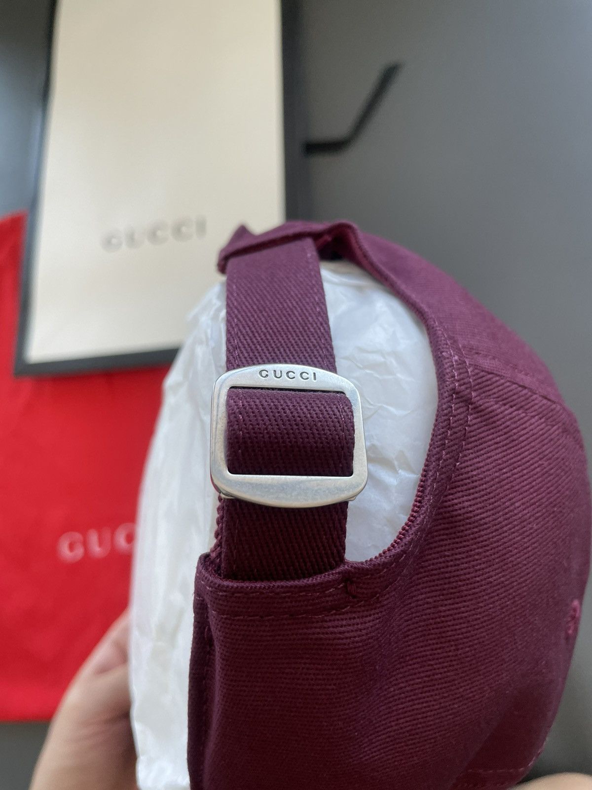 Gucci × New York Yankees Super Rare Gucci x Yankees Logo Hat Brand New Size ONE SIZE - 7 Thumbnail