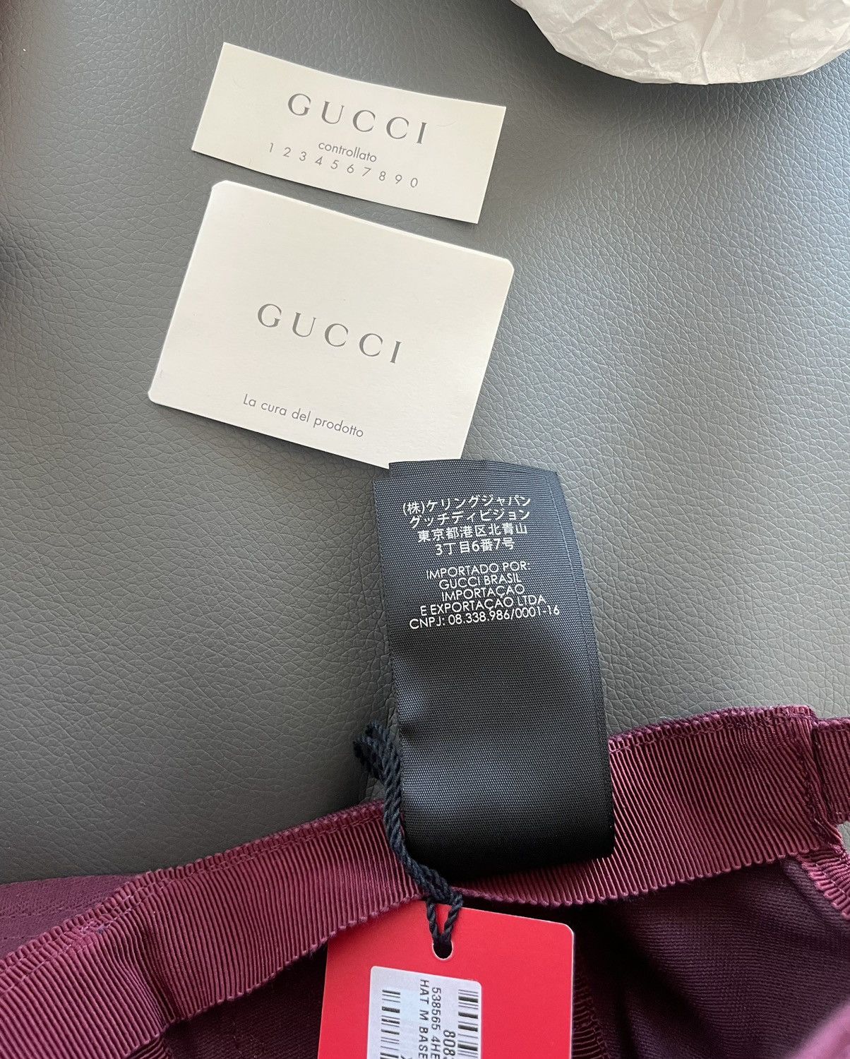 Gucci × New York Yankees Super Rare Gucci x Yankees Logo Hat Brand New Size ONE SIZE - 13 Thumbnail